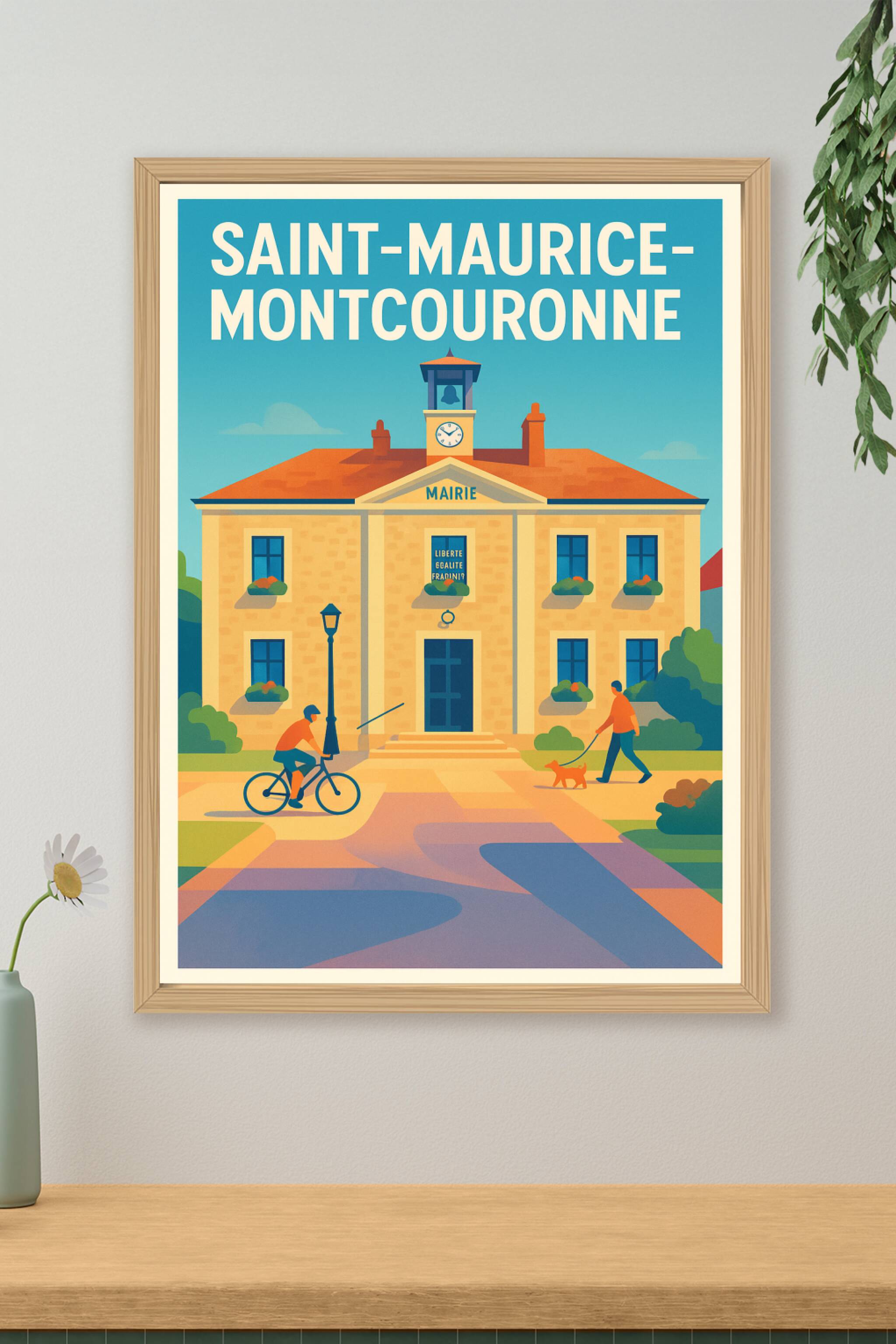 Affiche de Saint-Maurice-Montcouronne - Charme et sérénité au cœur du village
