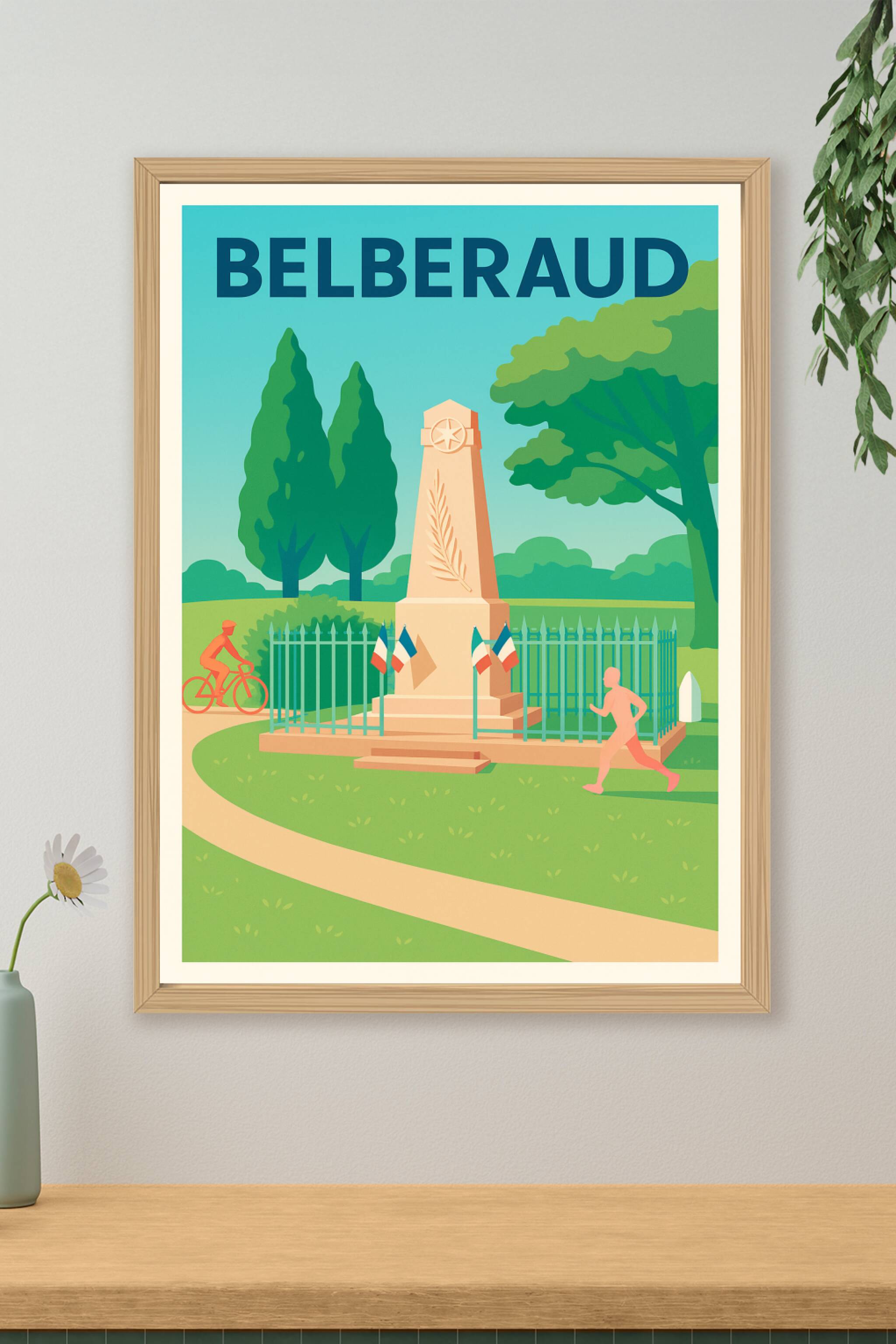 Affiche de Belberaud - Harmonie entre nature et mémoire