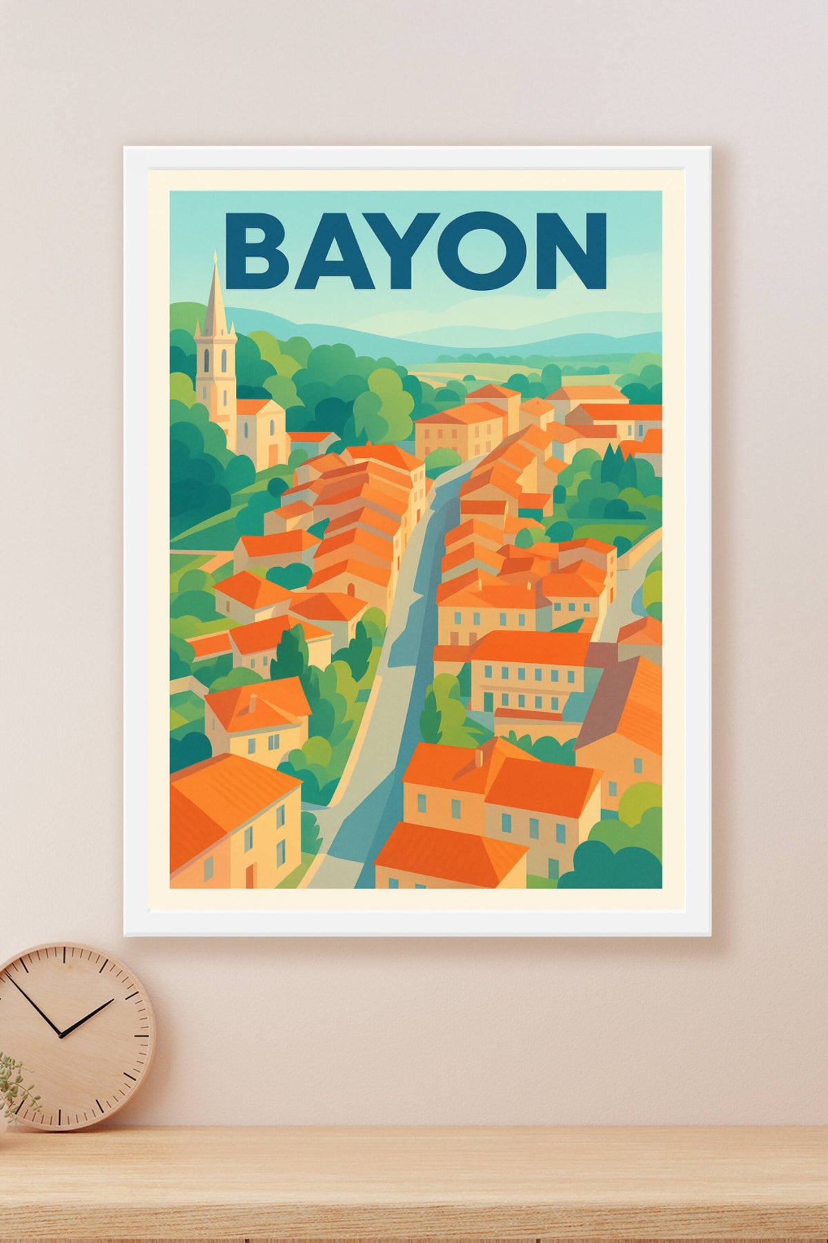 Affiche de Bayon - Un village charmant au cœur de la nature