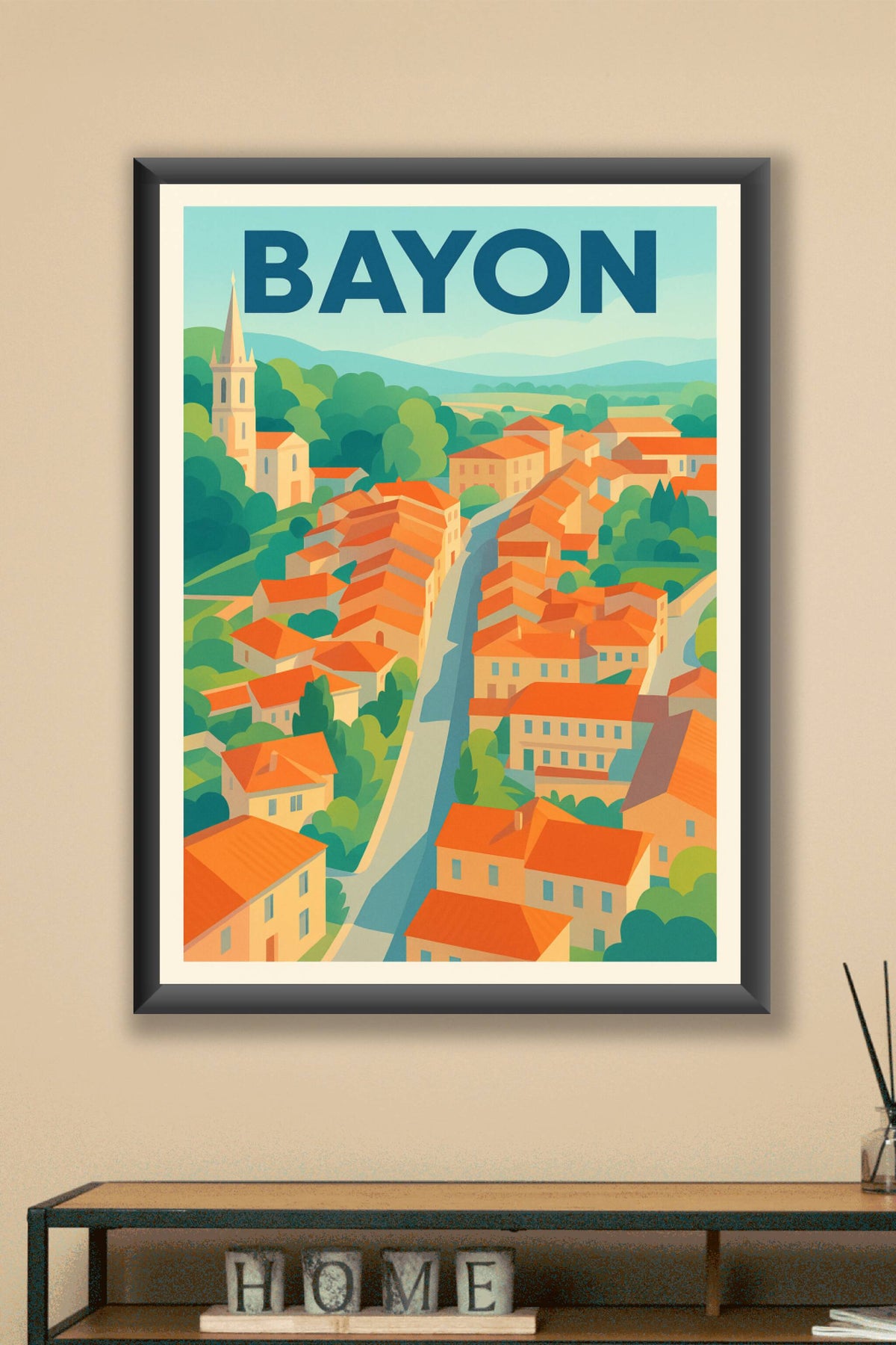 Affiche de Bayon - Un village charmant au cœur de la nature