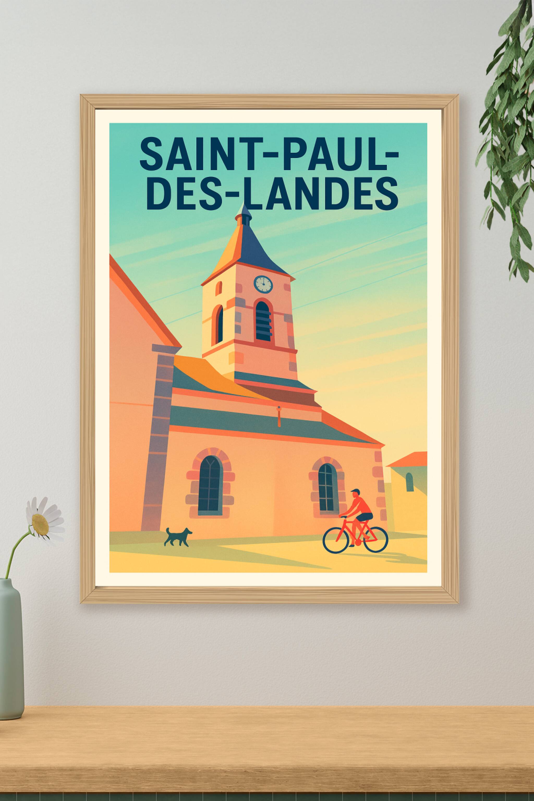Affiche de Saint-Paul-des-Landes - Charme et sérénité au cœur du village