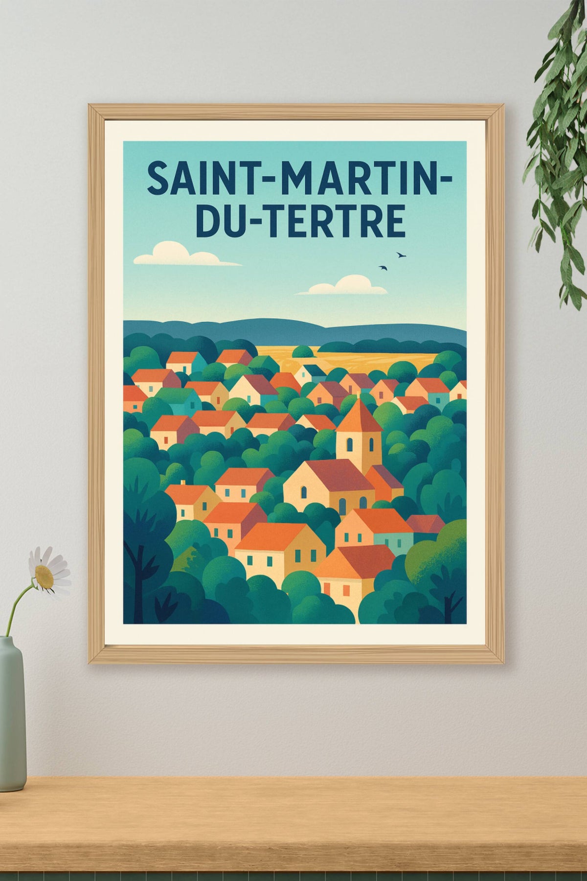 Affiche de Saint-Martin-du-Tertre - Charme bucolique et village paisible