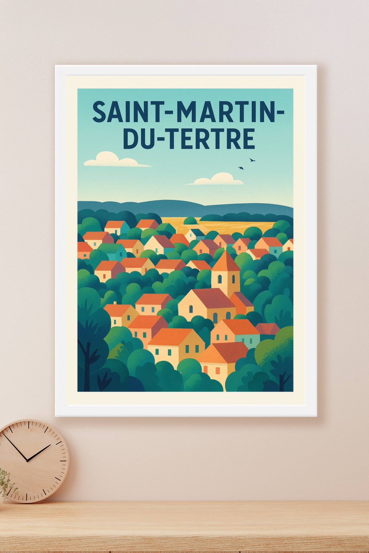 Affiche de Saint-Martin-du-Tertre - Charme bucolique et village paisible