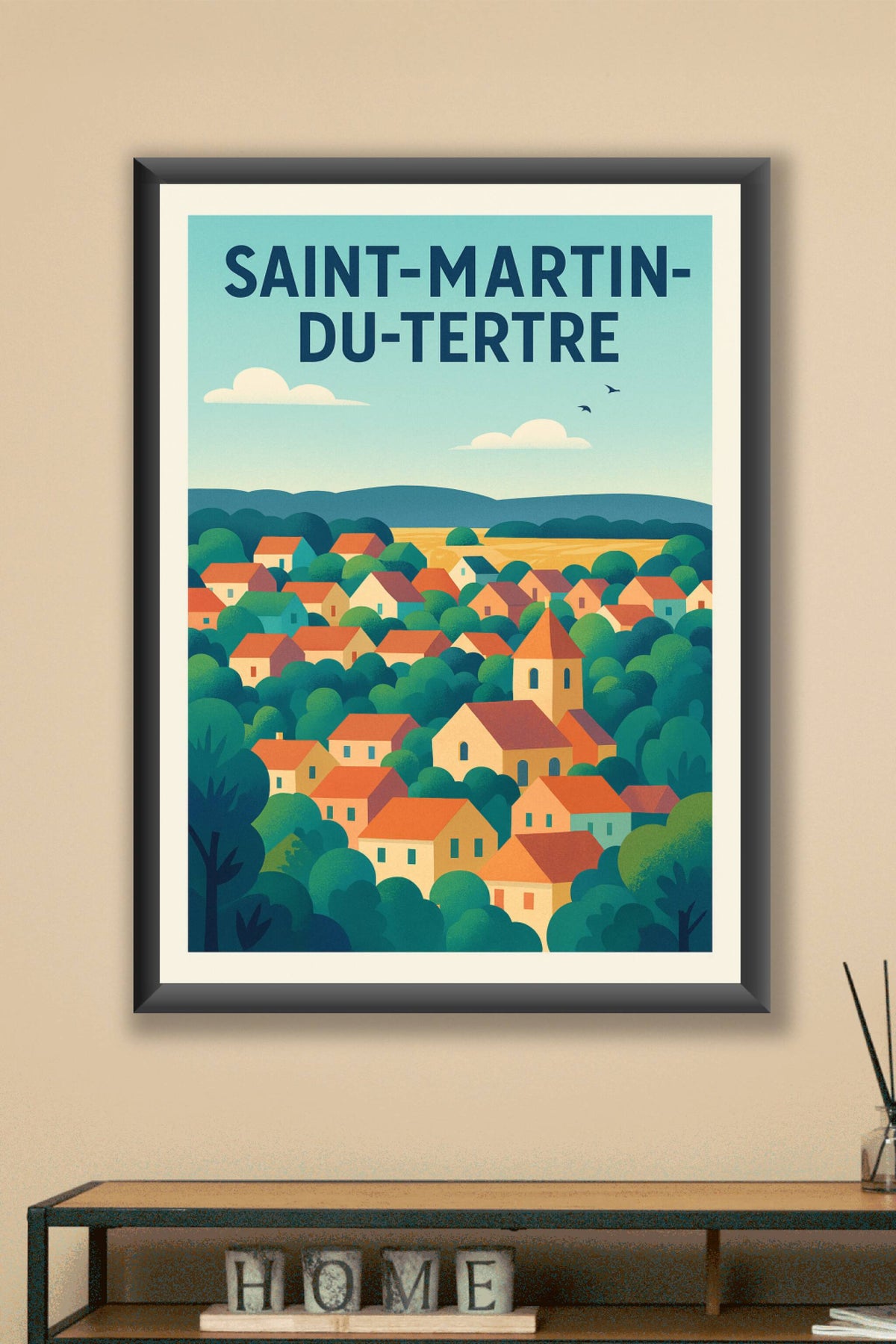 Affiche de Saint-Martin-du-Tertre - Charme bucolique et village paisible