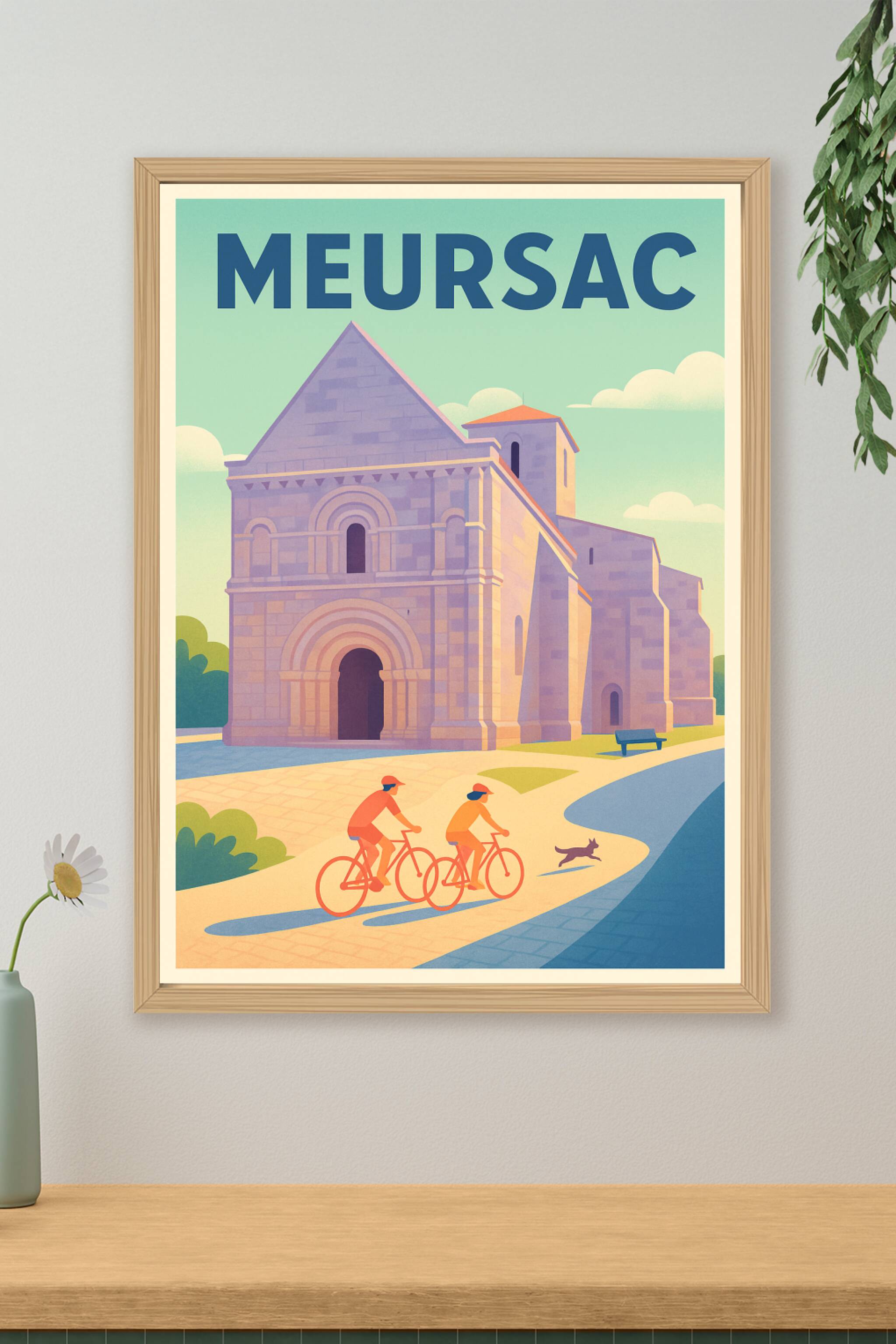 Affiche de Meursac - Découvrez le charme historique en balade