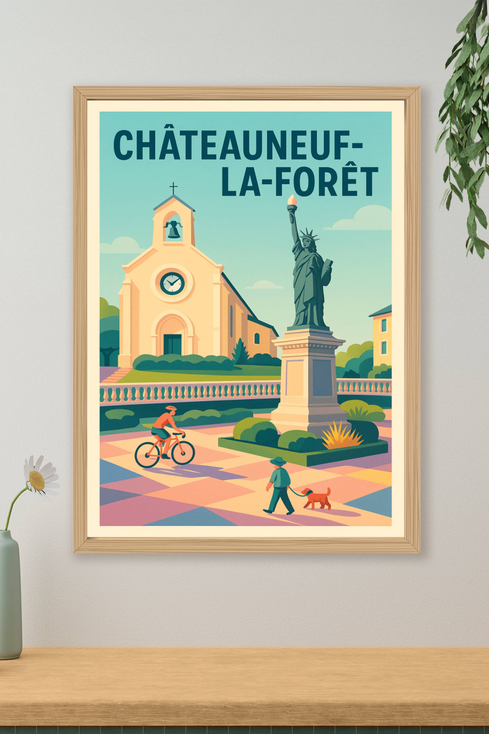 Affiche de Châteauneuf-la-Forêt - Charme et Sérénité au cœur de la nature