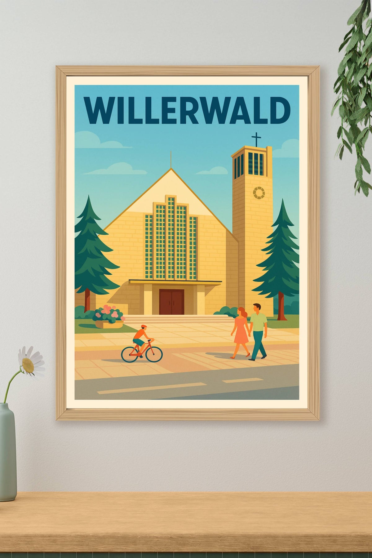 Affiche de Willerwald - Charme paisible et architecture emblématique
