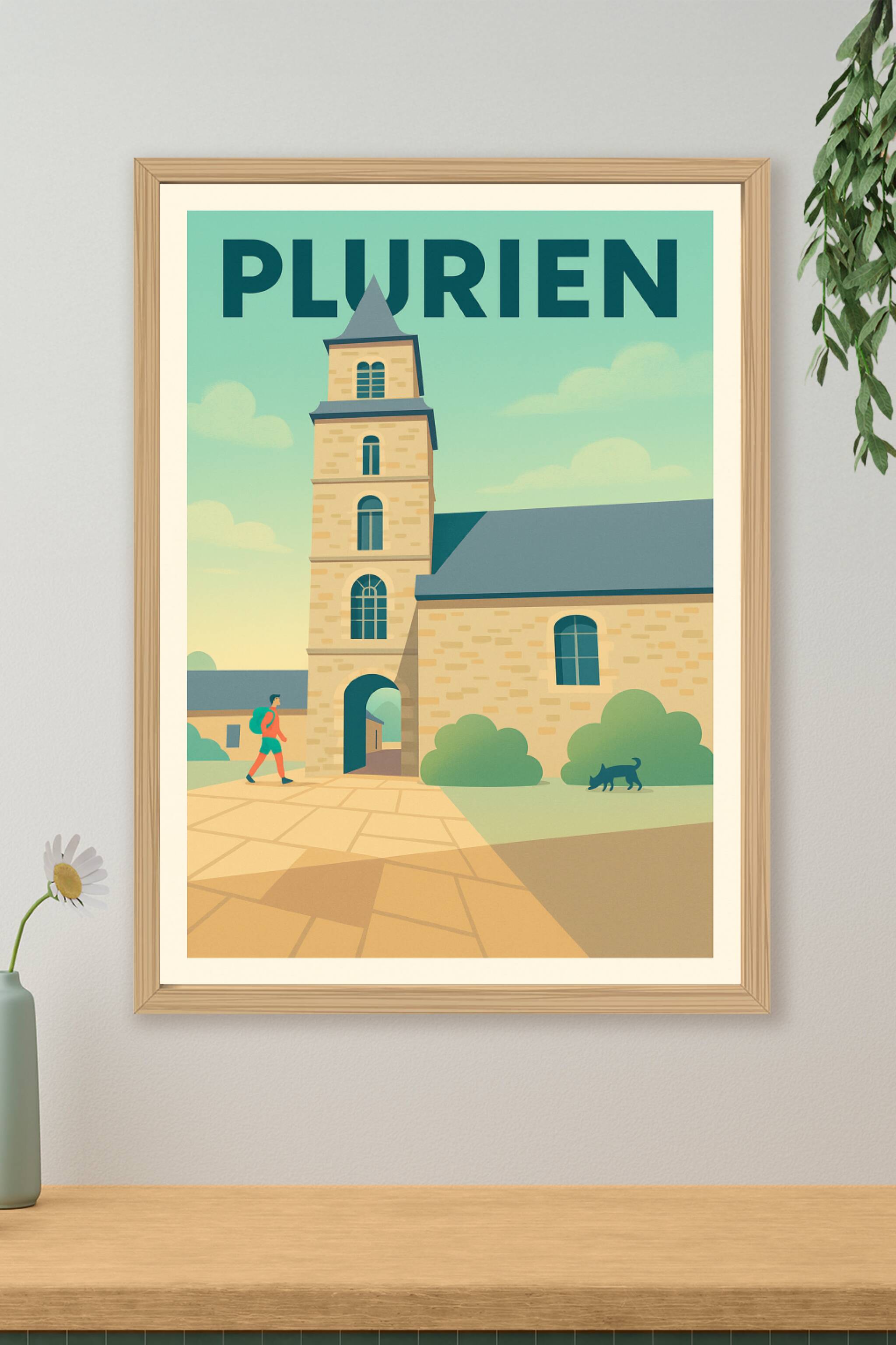 Affiche de Plurien - Charme Authentique en Bretagne