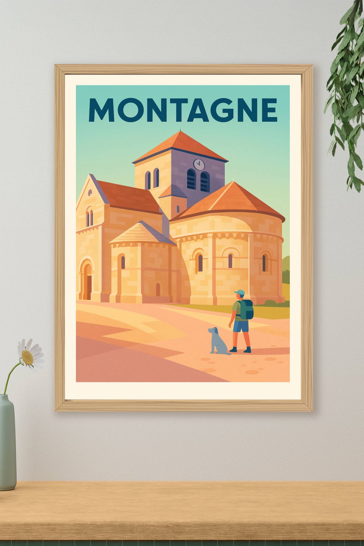 Affiche de Montagne - Explorez la sérénité architecturale
