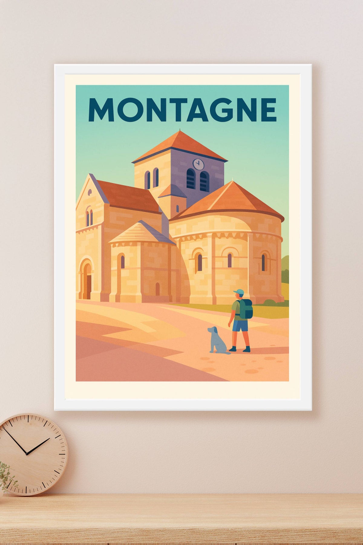 Affiche de Montagne - Explorez la sérénité architecturale