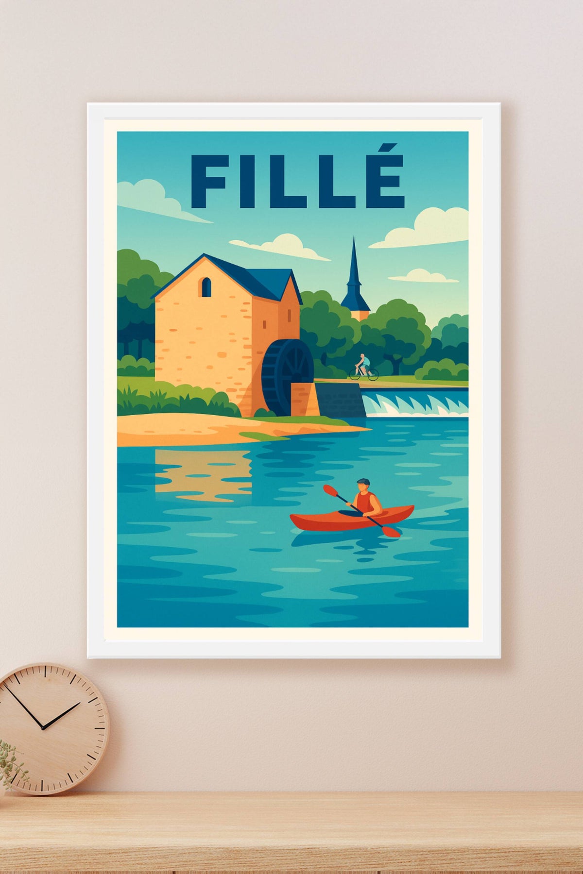 Affiche de Fillé - Charme naturel et balade au fil de l'eau