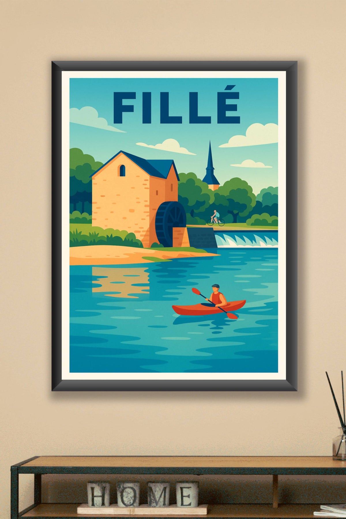 Affiche de Fillé - Charme naturel et balade au fil de l'eau