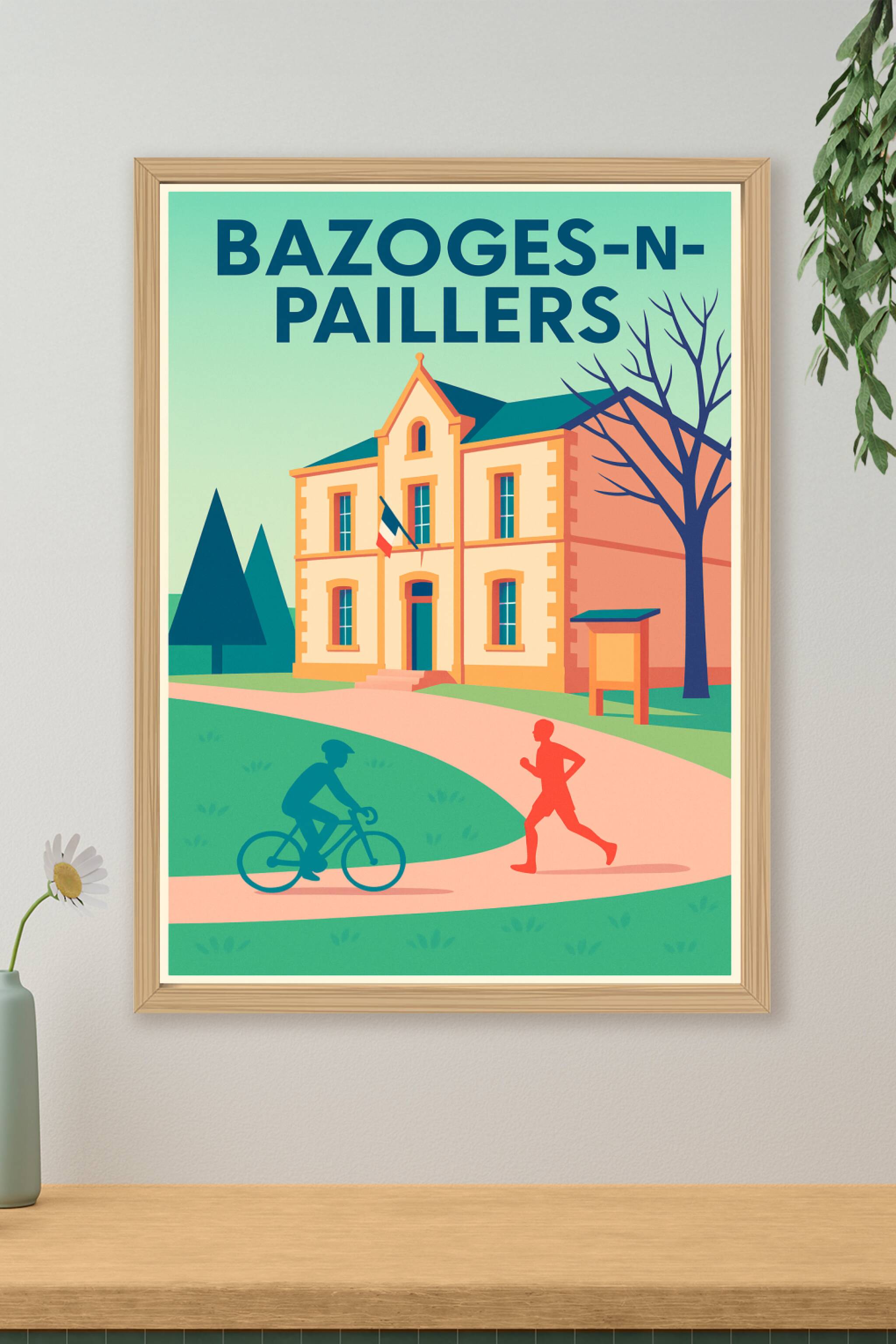 Affiche de Bazoges-en-Paillers - Charme et dynamisme au cœur de la ville