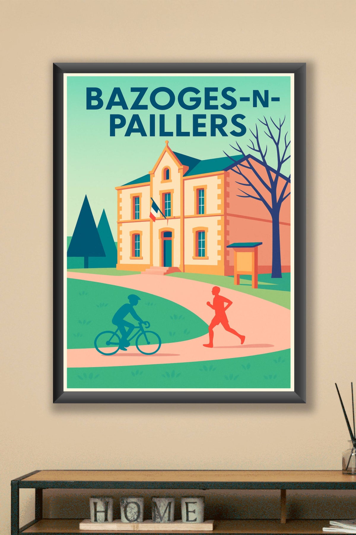 Affiche de Bazoges-en-Paillers - Charme et dynamisme au cœur de la ville