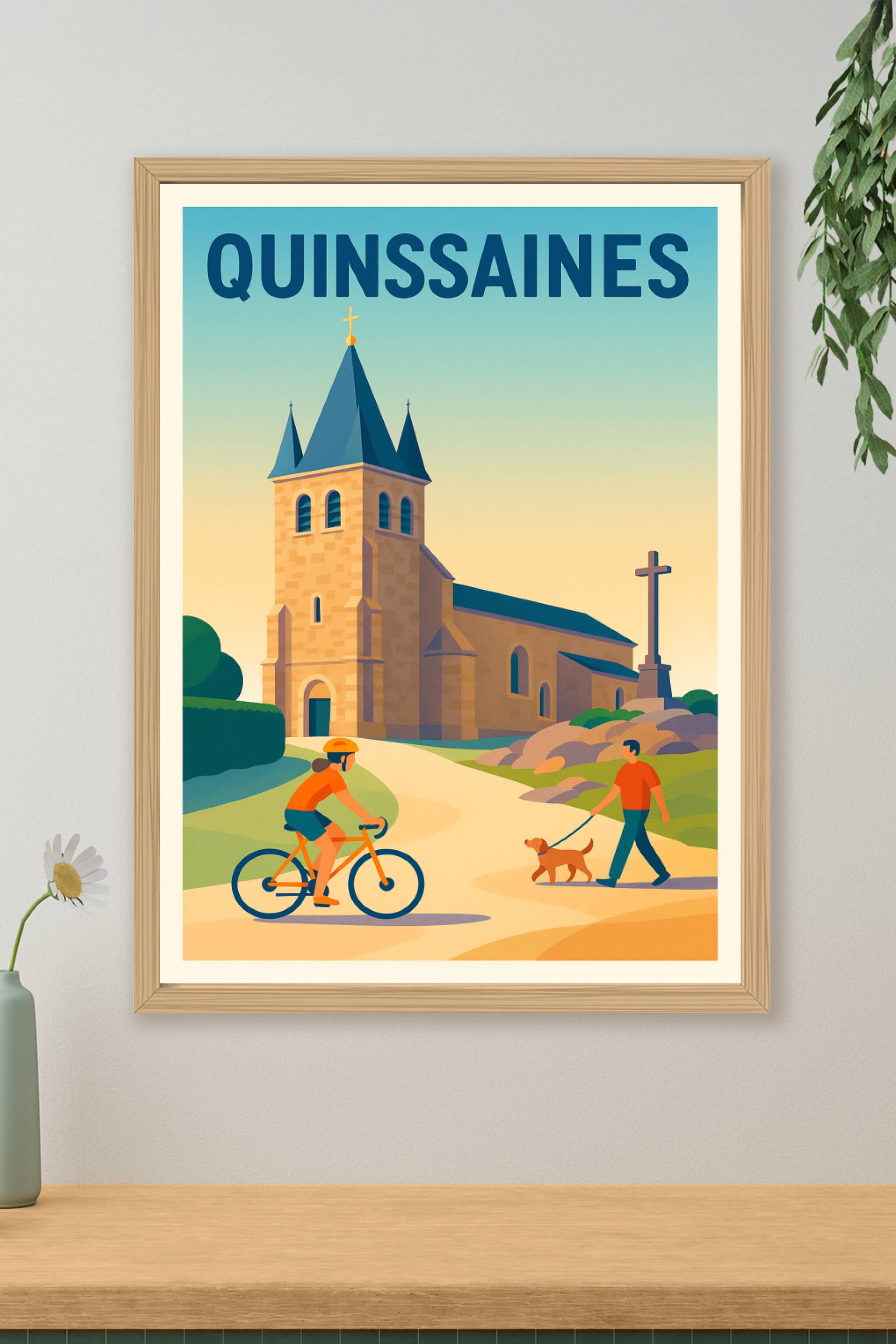 Affiche de Quinssaines - Évasion et douceur de vivre au quotidien