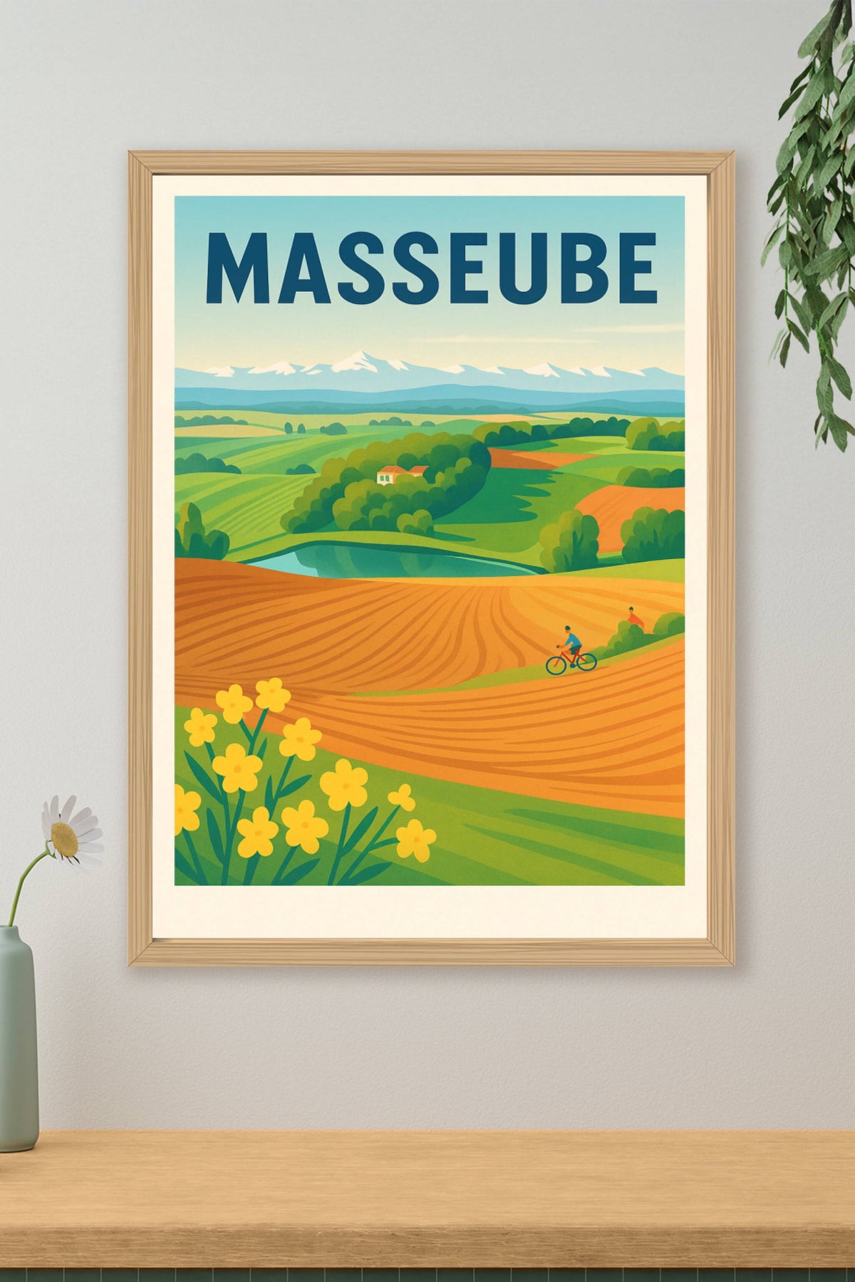 Affiche de Masseube - Un souffle de nature et de tranquillité
