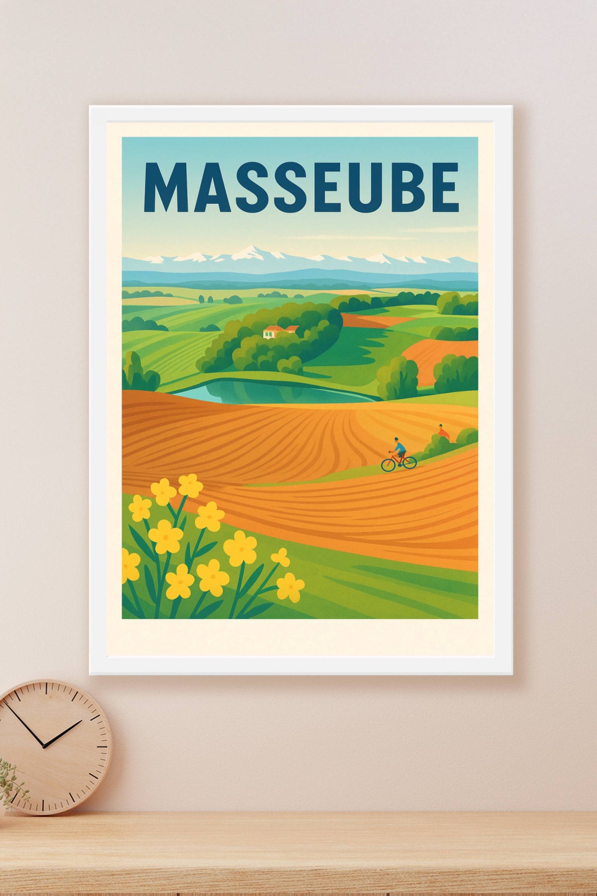 Affiche de Masseube - Un souffle de nature et de tranquillité