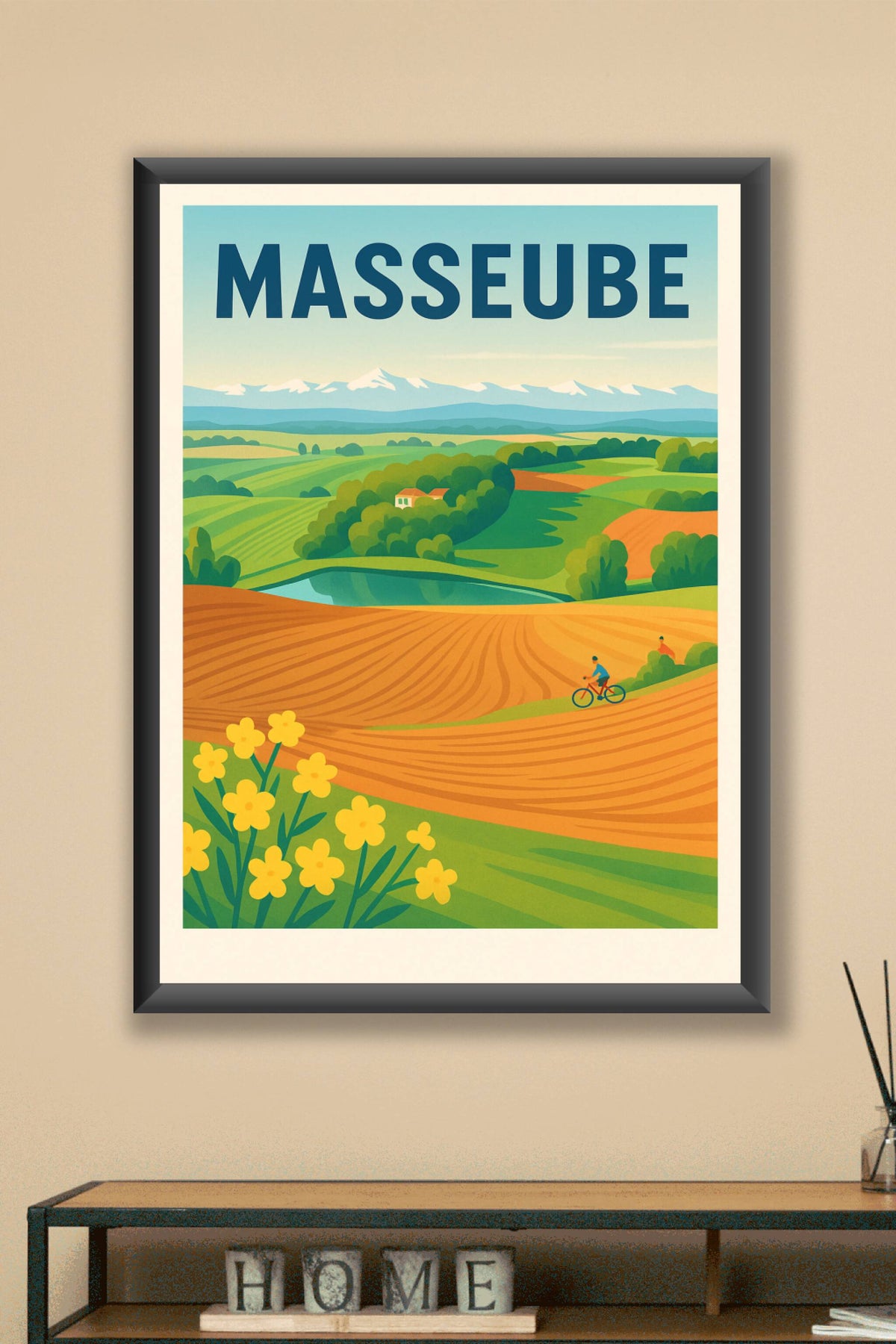 Affiche de Masseube - Un souffle de nature et de tranquillité