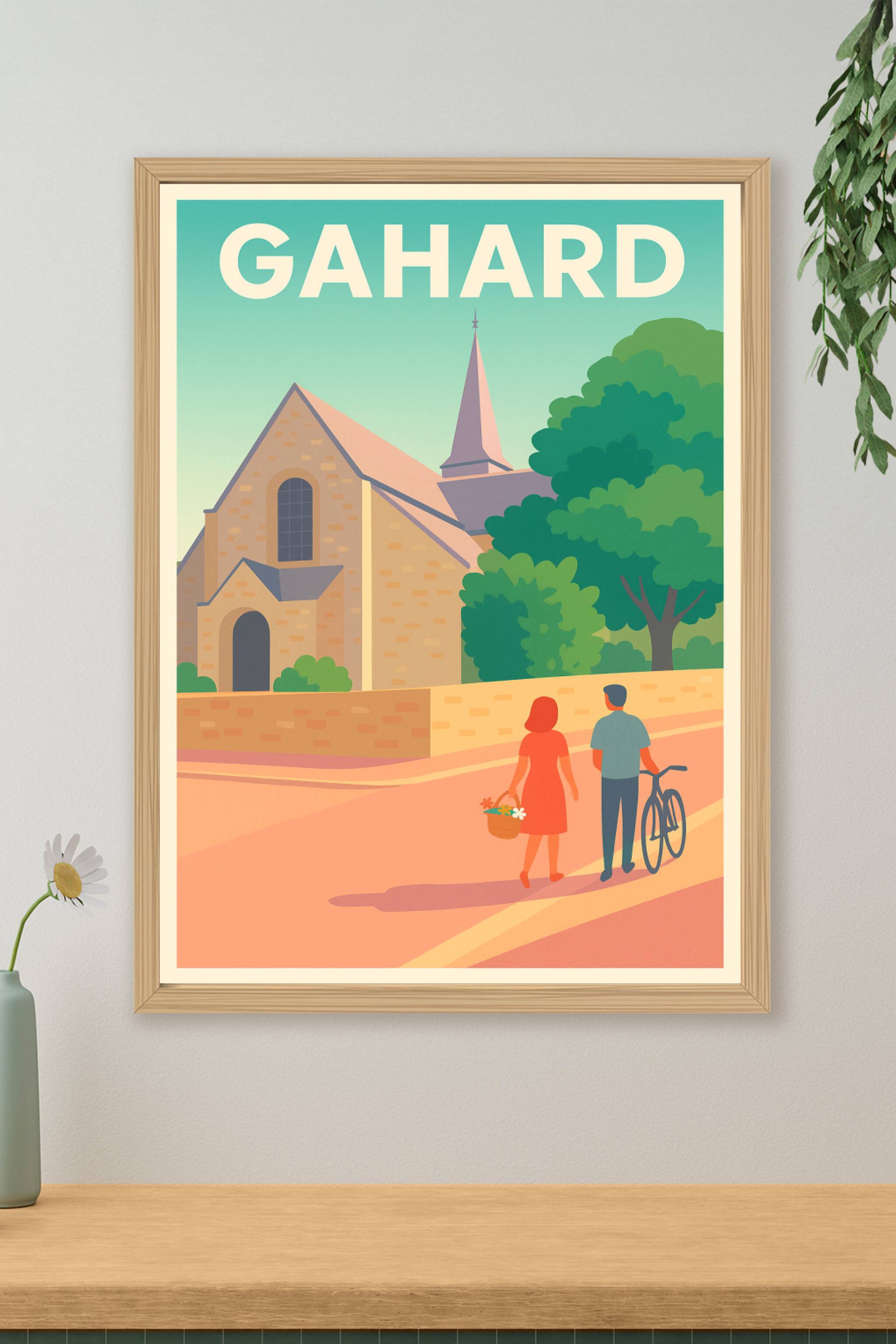 Affiche de Gahard - Douceur et sérénité au cœur du village