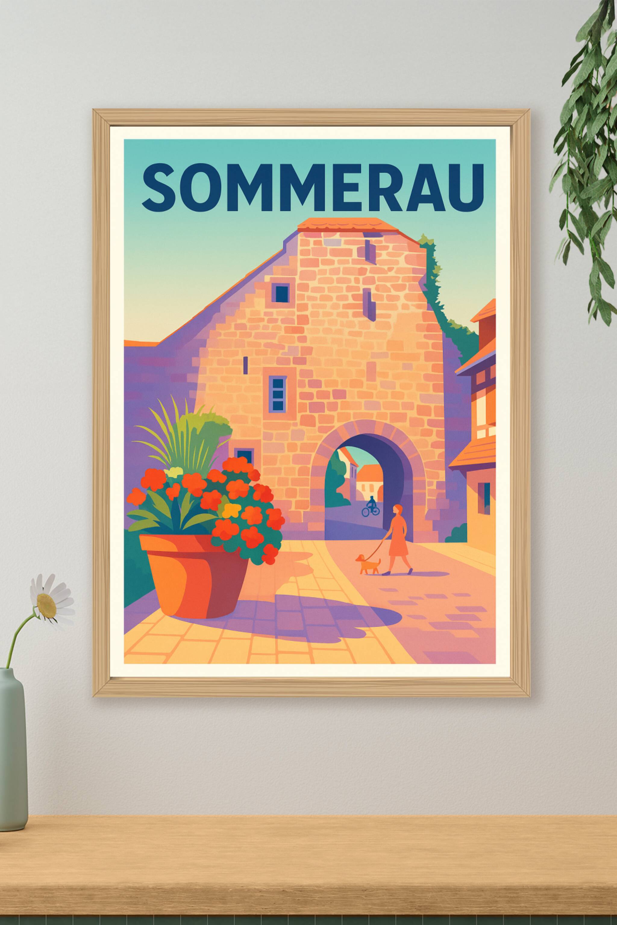 Affiche de Sommerau - Charme et douceur d'une porte historique
