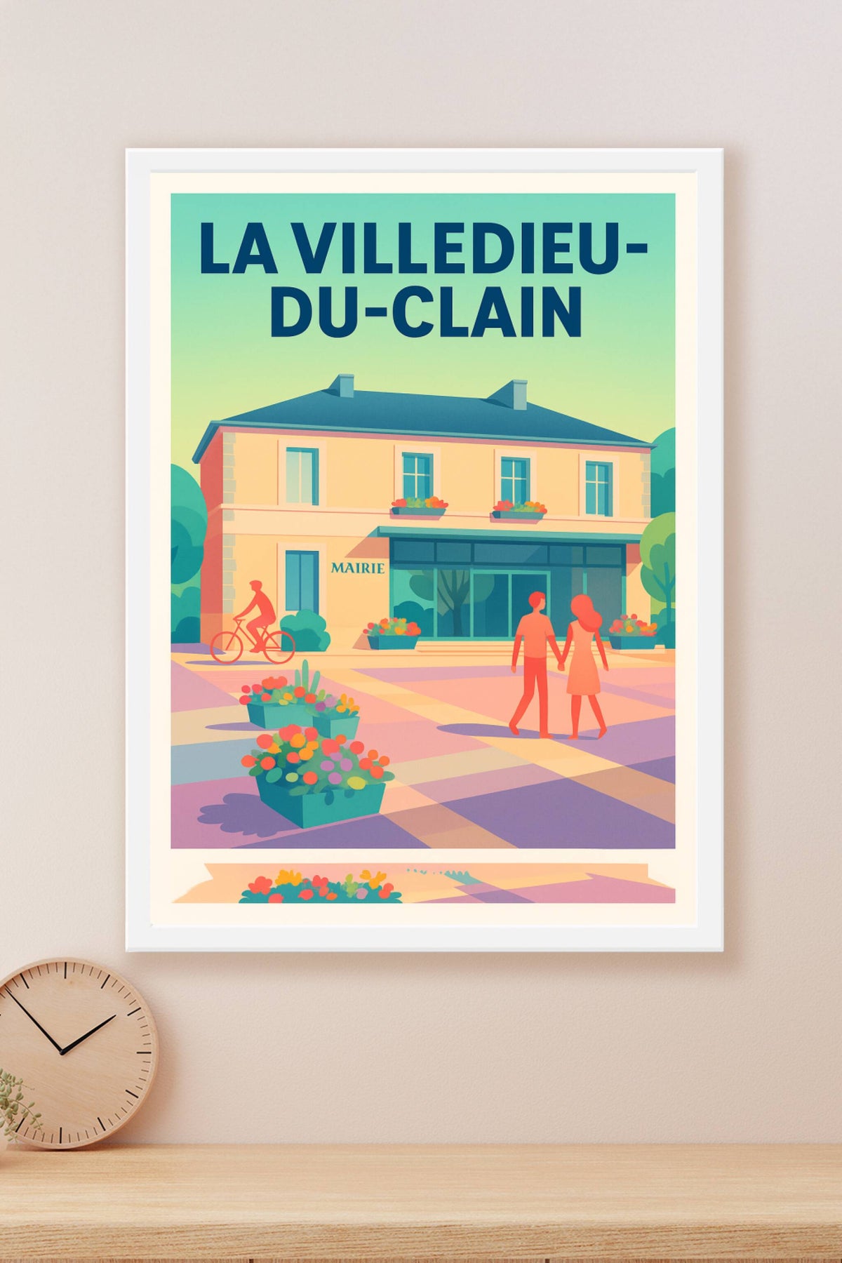 Affiche de La Villedieu-du-Clain - Charme et douceur de vivre au cœur de la ville