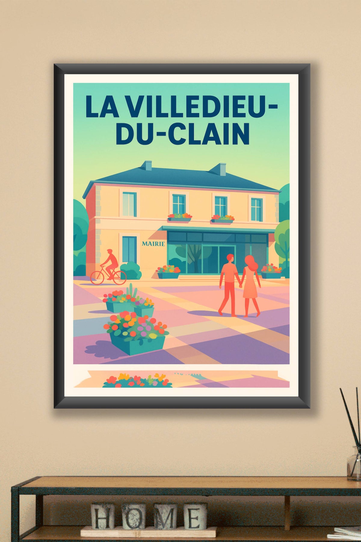 Affiche de La Villedieu-du-Clain - Charme et douceur de vivre au cœur de la ville