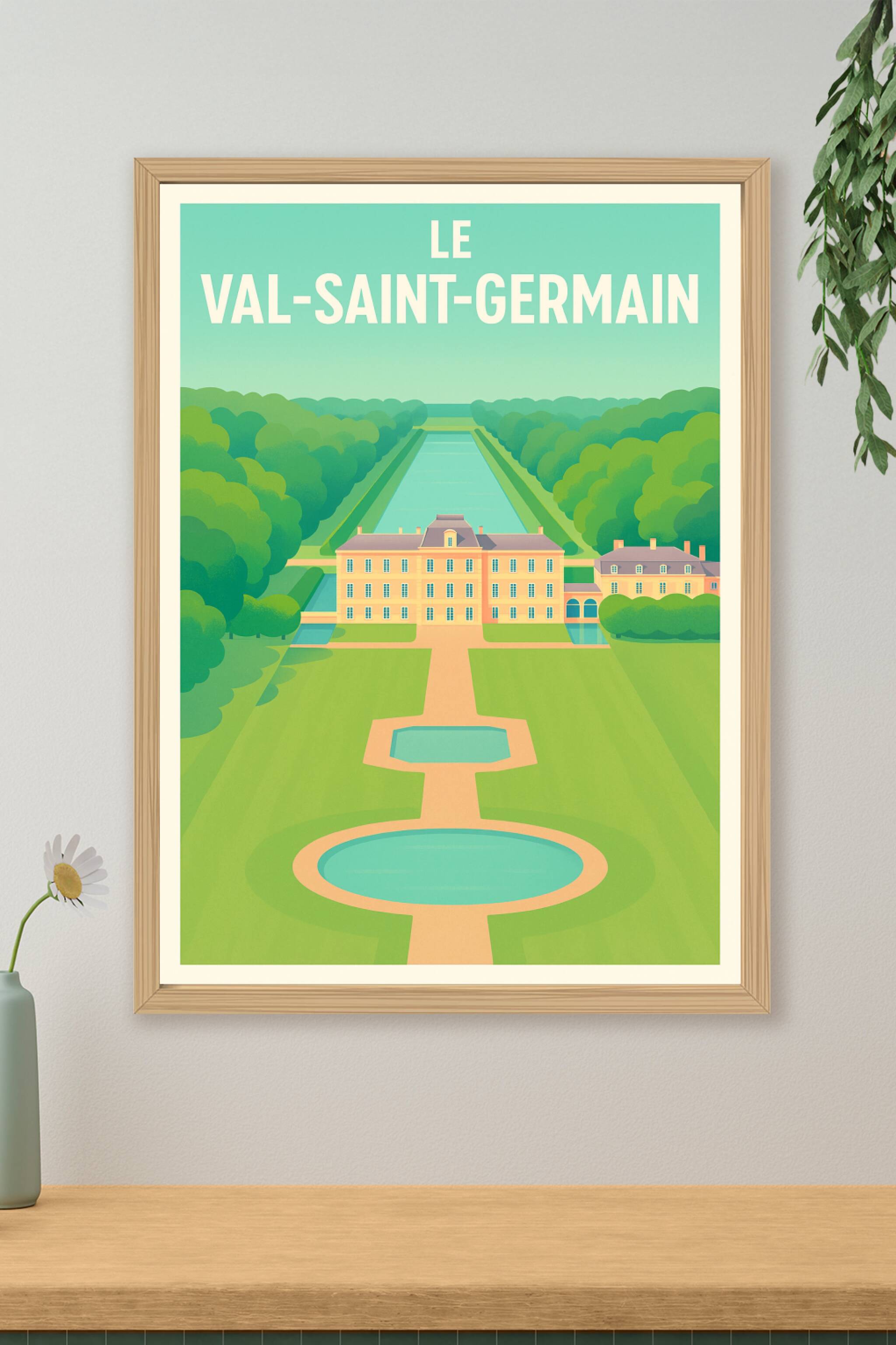Affiche de Le Val-Saint-Germain - Élégance et Sérénité au Château