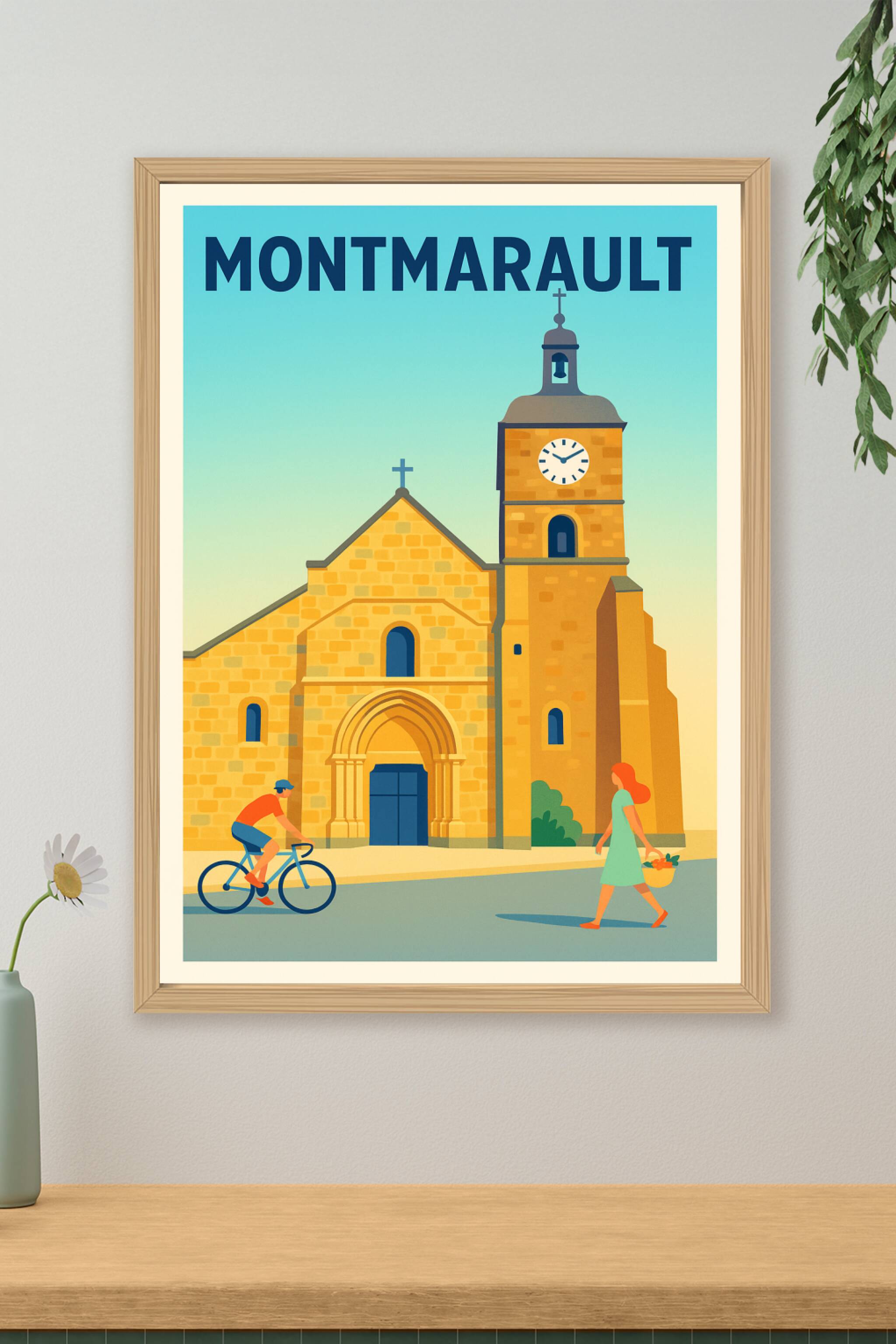 Affiche de Montmarault - L'authenticité au charme du patrimoine