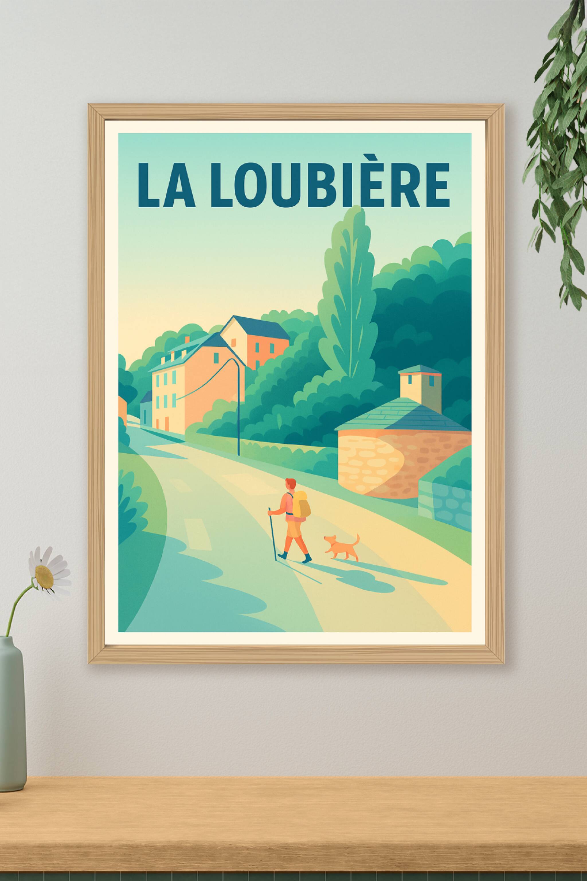 Affiche de La Loubière - Promenade en pleine nature