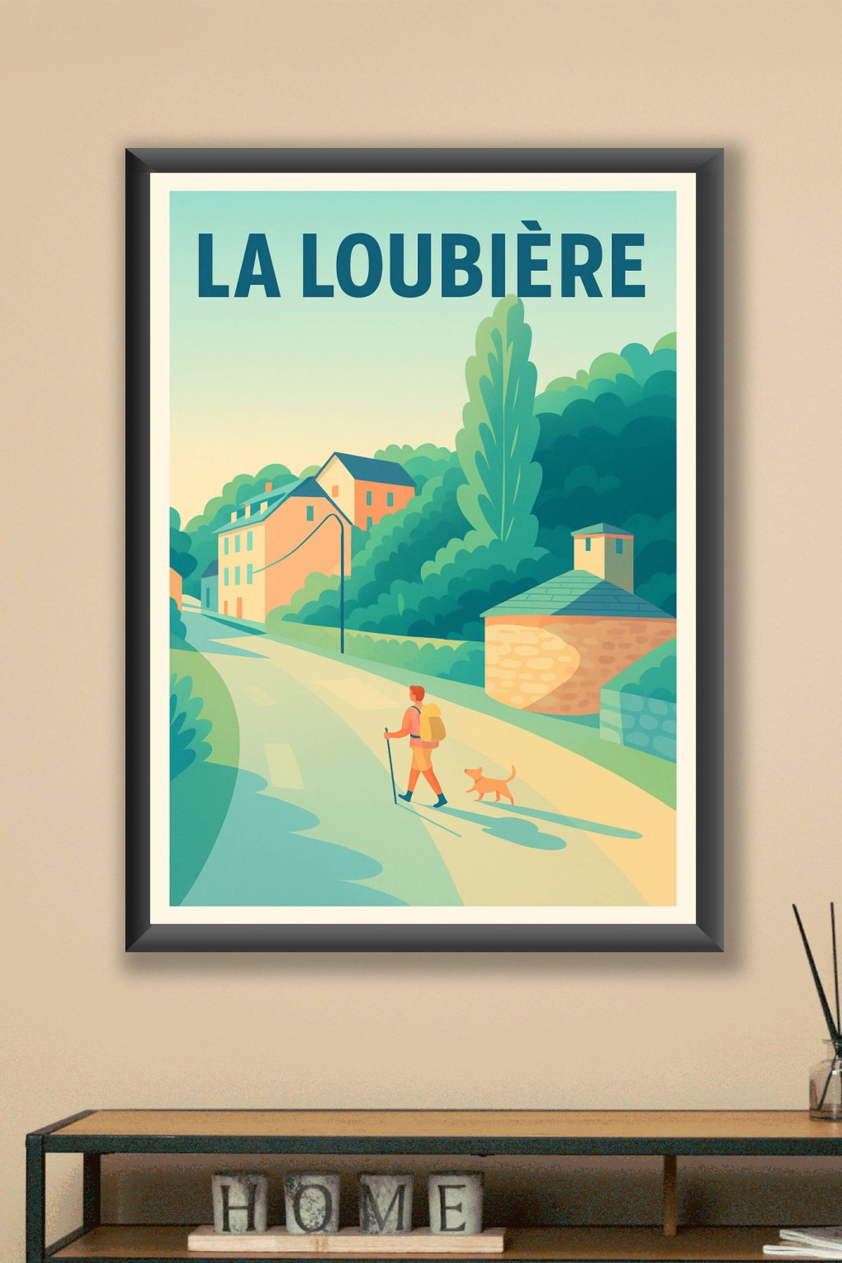 Affiche de La Loubière - Promenade en pleine nature