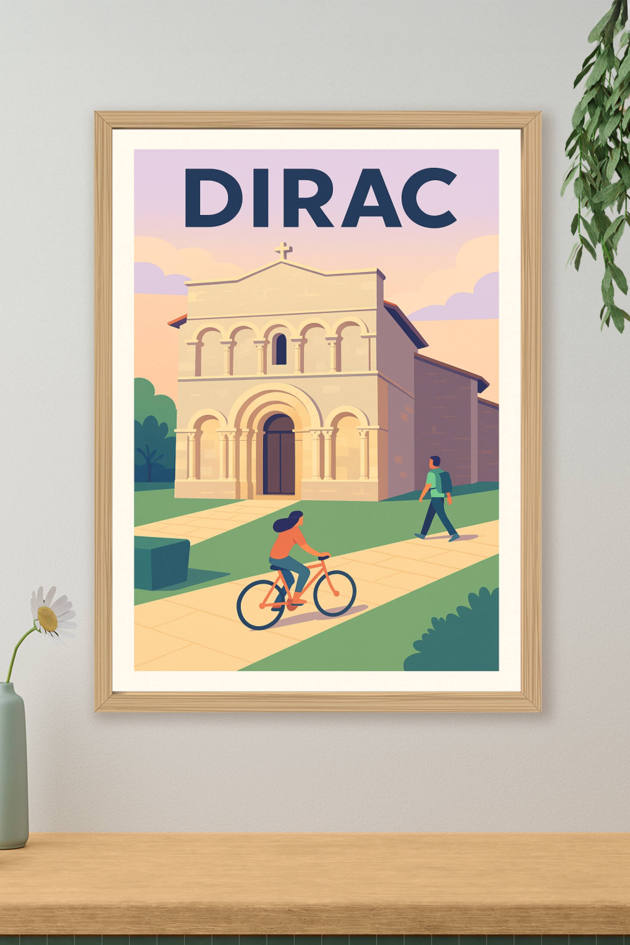 Affiche de Dirac - Charme et sérénité au cœur de la Charente