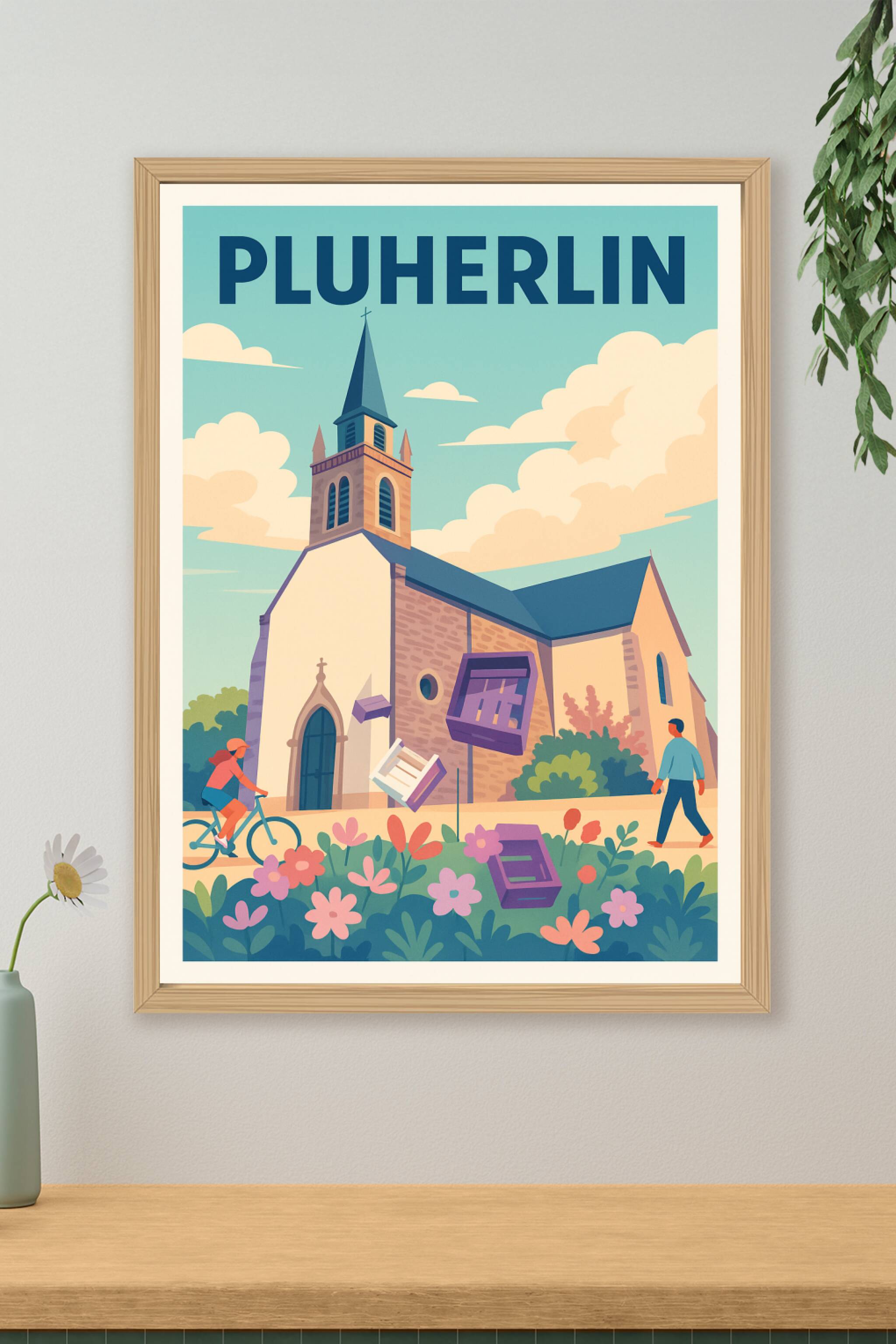 Affiche de Pluherlin - Charme et sérénité au cœur de la Bretagne