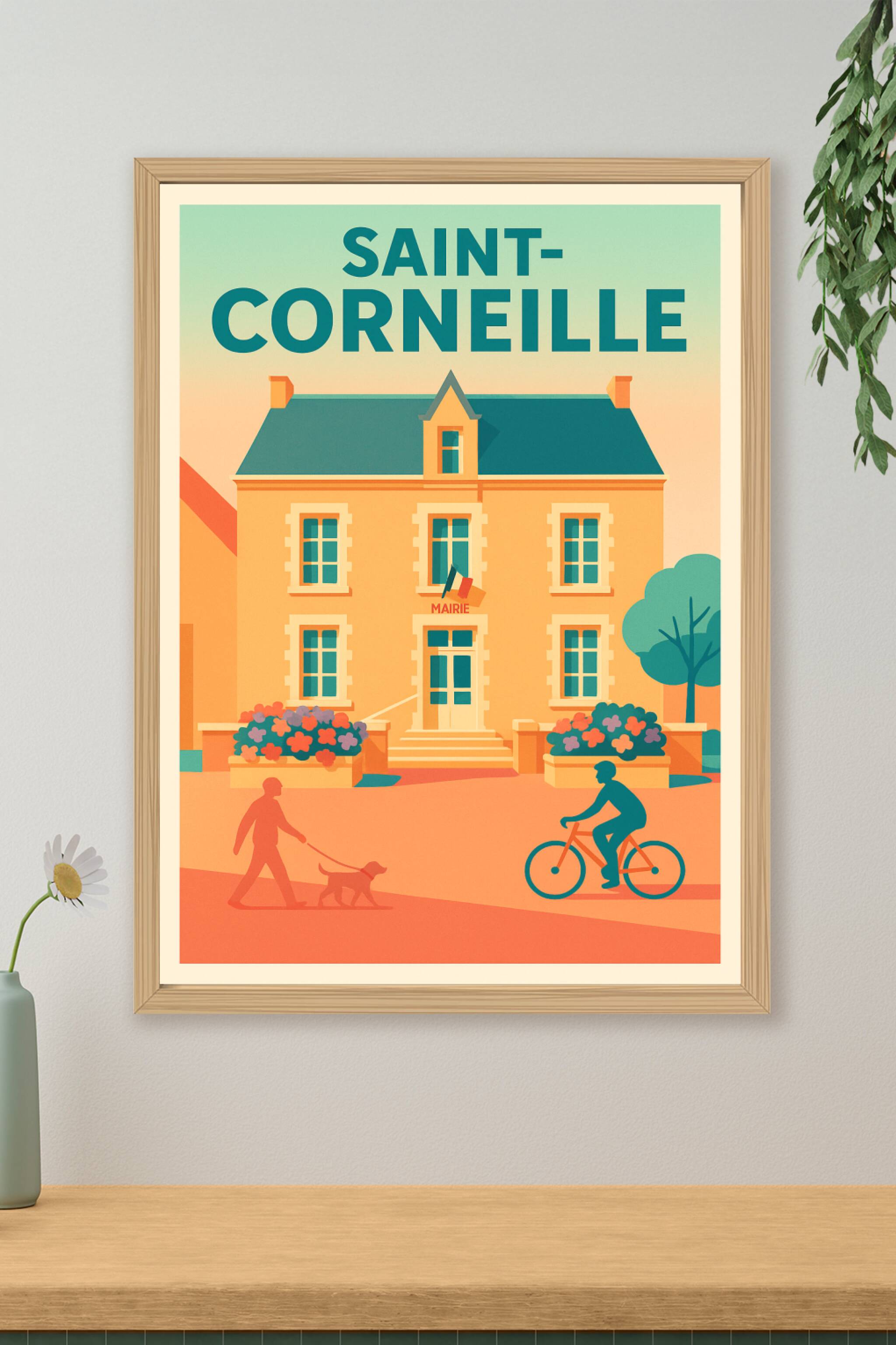 Affiche de Saint-Corneille - Charme et sérénité au cœur du village