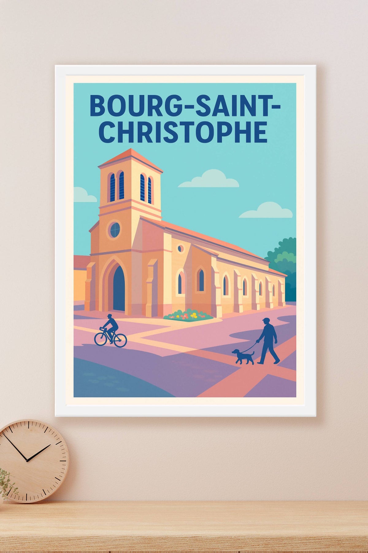 Affiche de Bourg-Saint-Christophe - Charme et Sérénité au Cœur du Village
