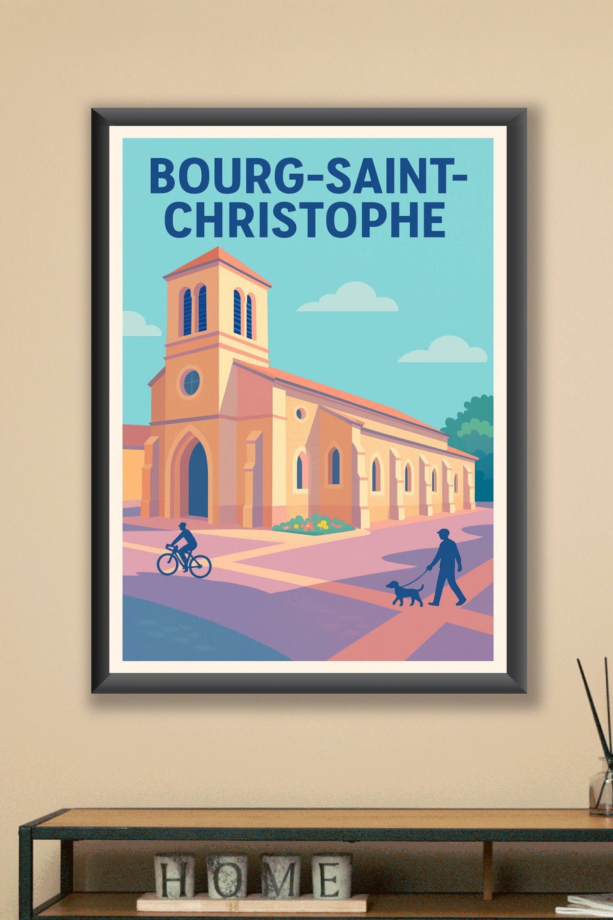 Affiche de Bourg-Saint-Christophe - Charme et Sérénité au Cœur du Village