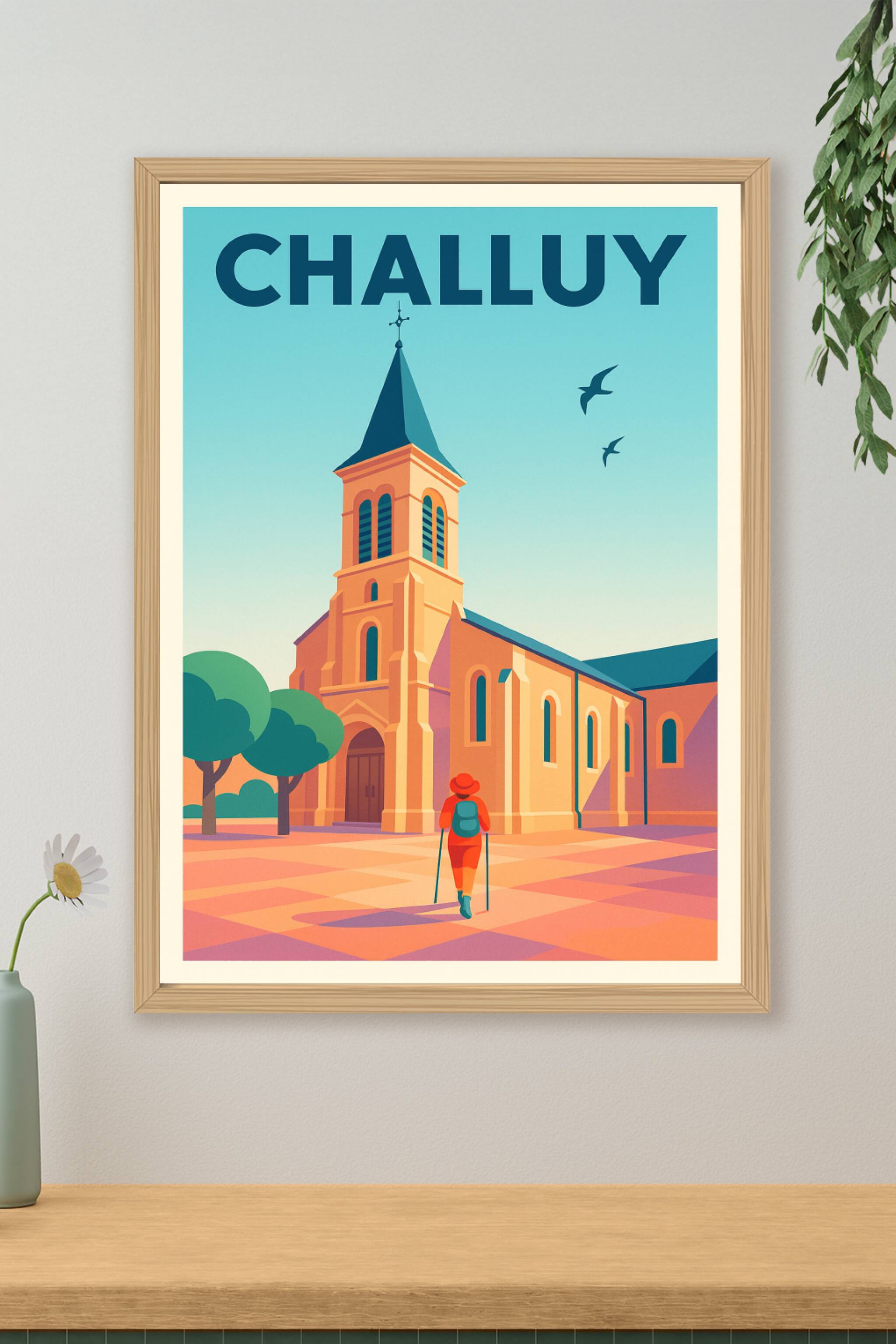 Affiche de Challuy - L'âme paisible d'un village au charme authentique