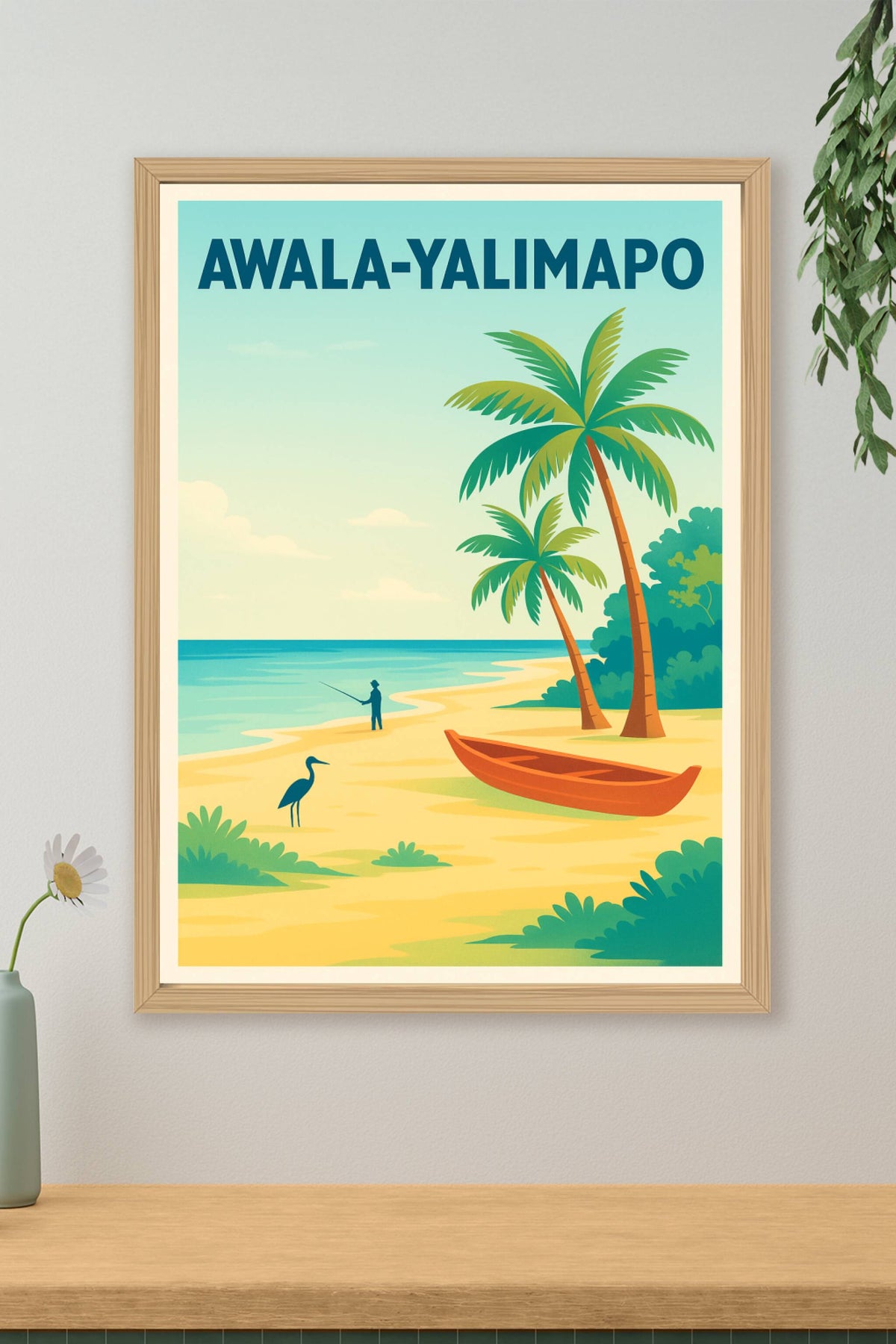 Affiche de Awala-Yalimapo - Tranquillité entre mer et nature