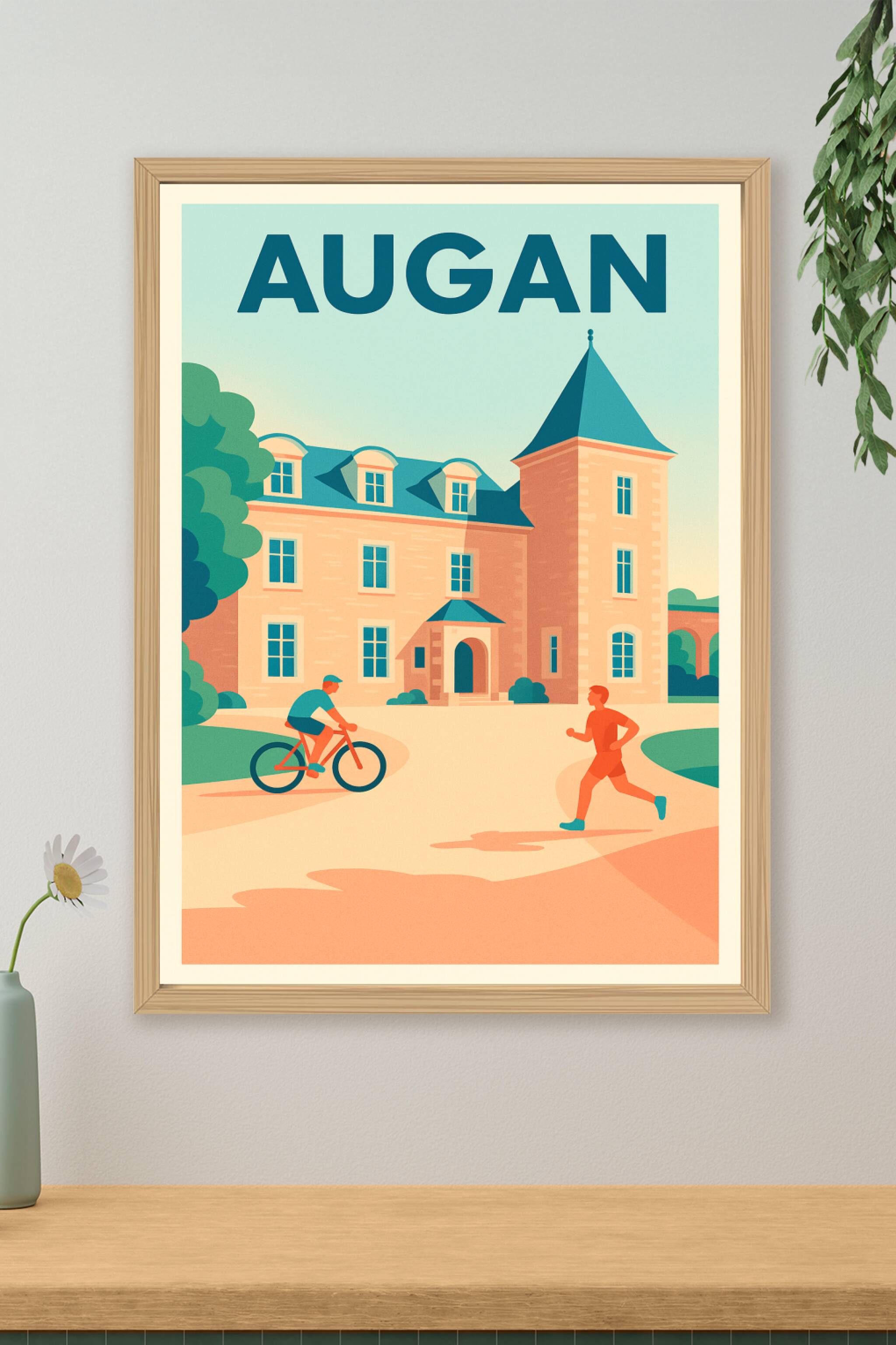 Affiche de AUGAN - Charme et Sérénité en Pays Breton