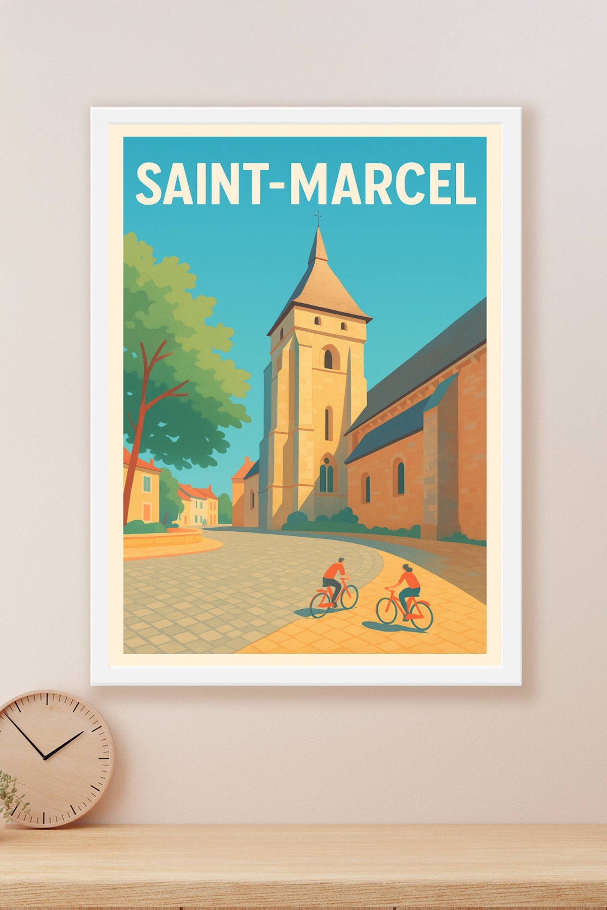 Affiche de Saint-Marcel - Douceur et sérénité au cœur du village