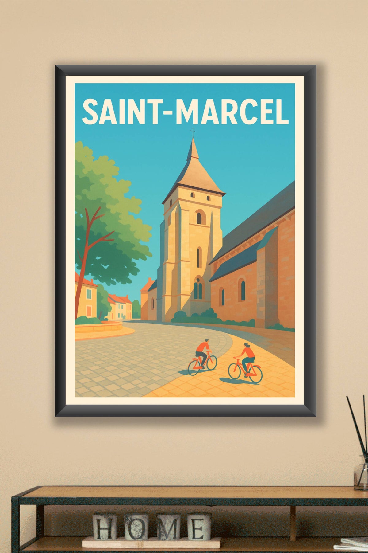 Affiche de Saint-Marcel - Douceur et sérénité au cœur du village