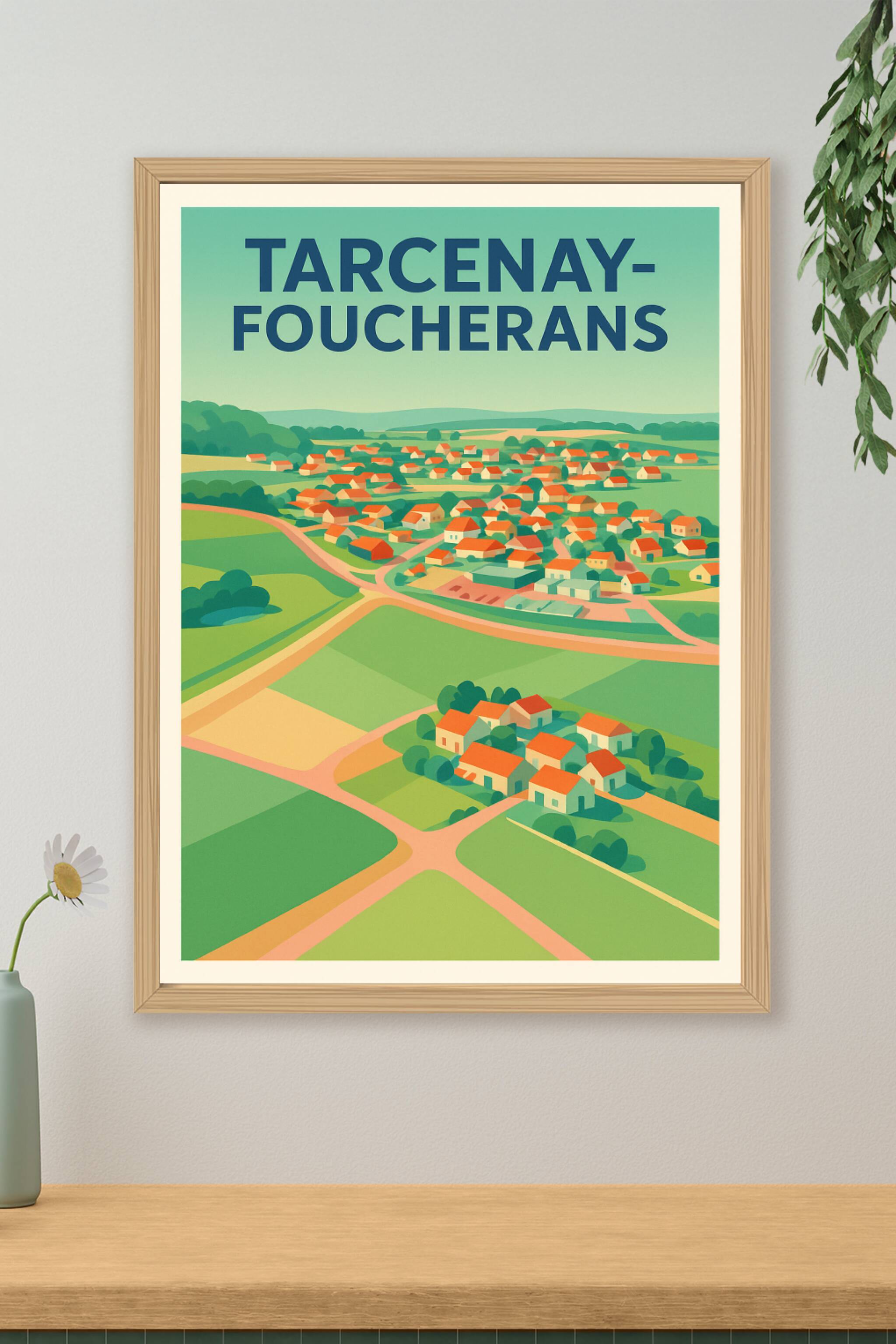 Affiche de Tarcenay-Foucherans - Le charme d'un village en pleine nature