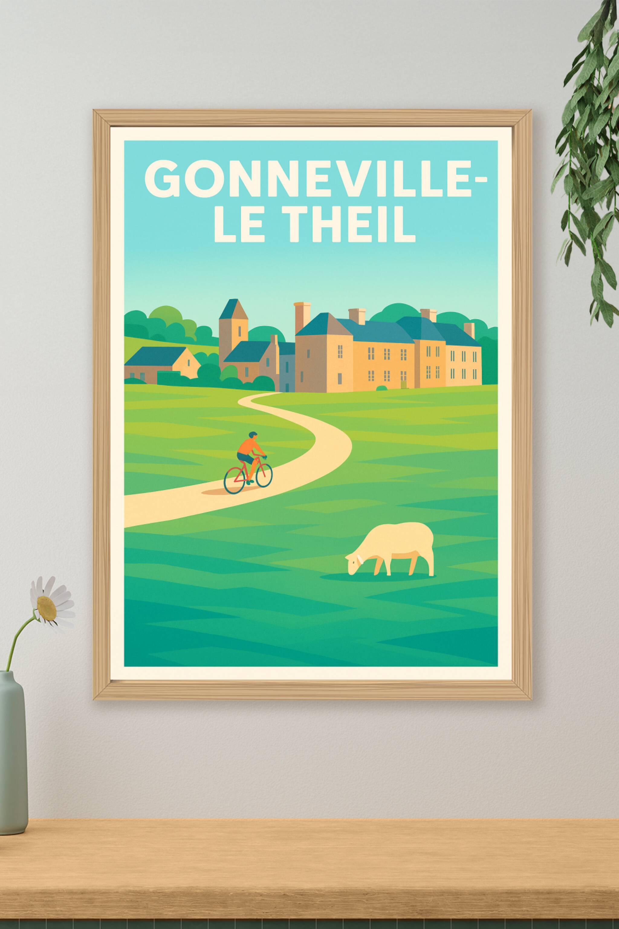 Affiche de Gonneville-Le Theil - Évasion douce à la campagne normande