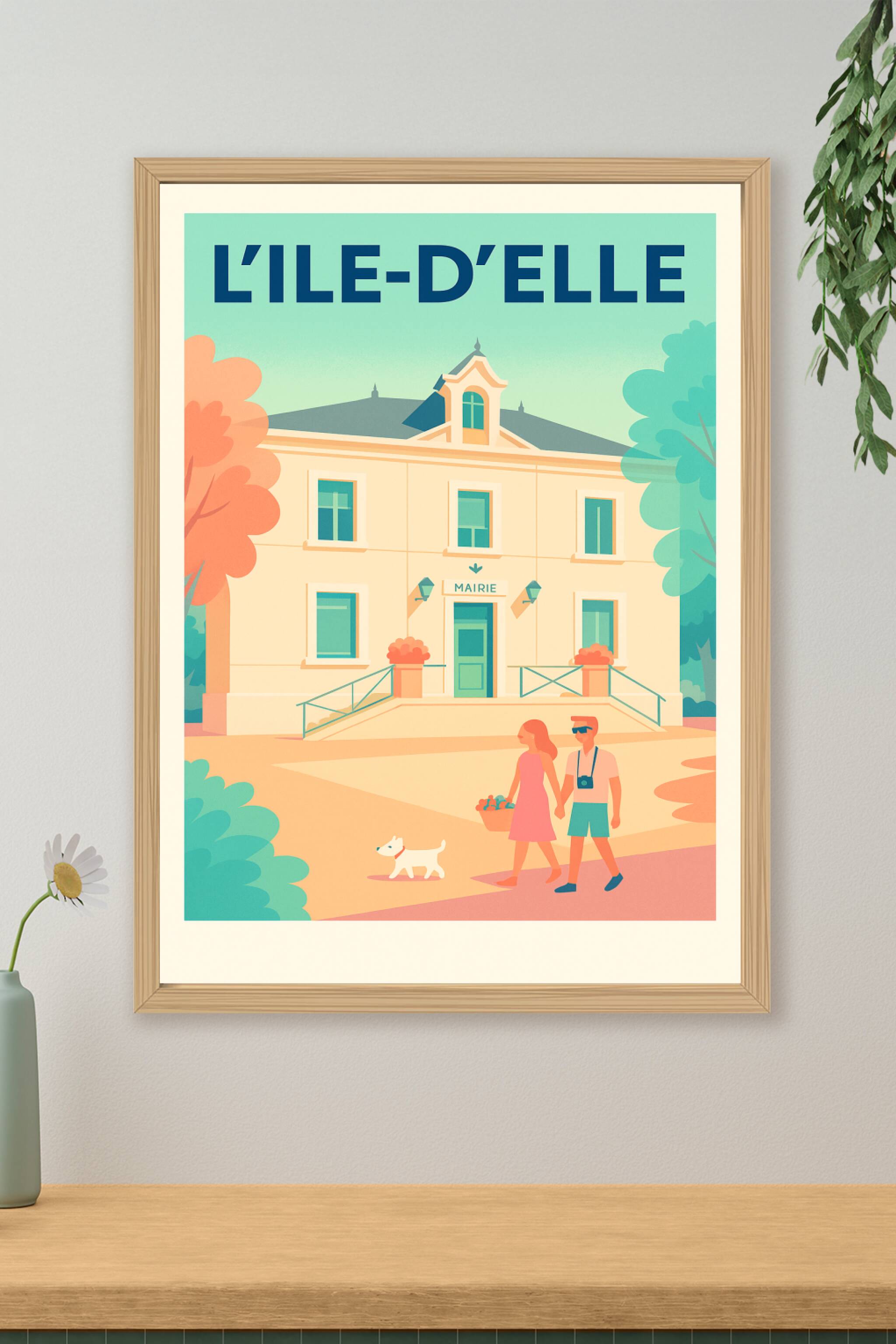 Affiche de L'Île-d'Elle - Charme paisible au cœur de la mairie