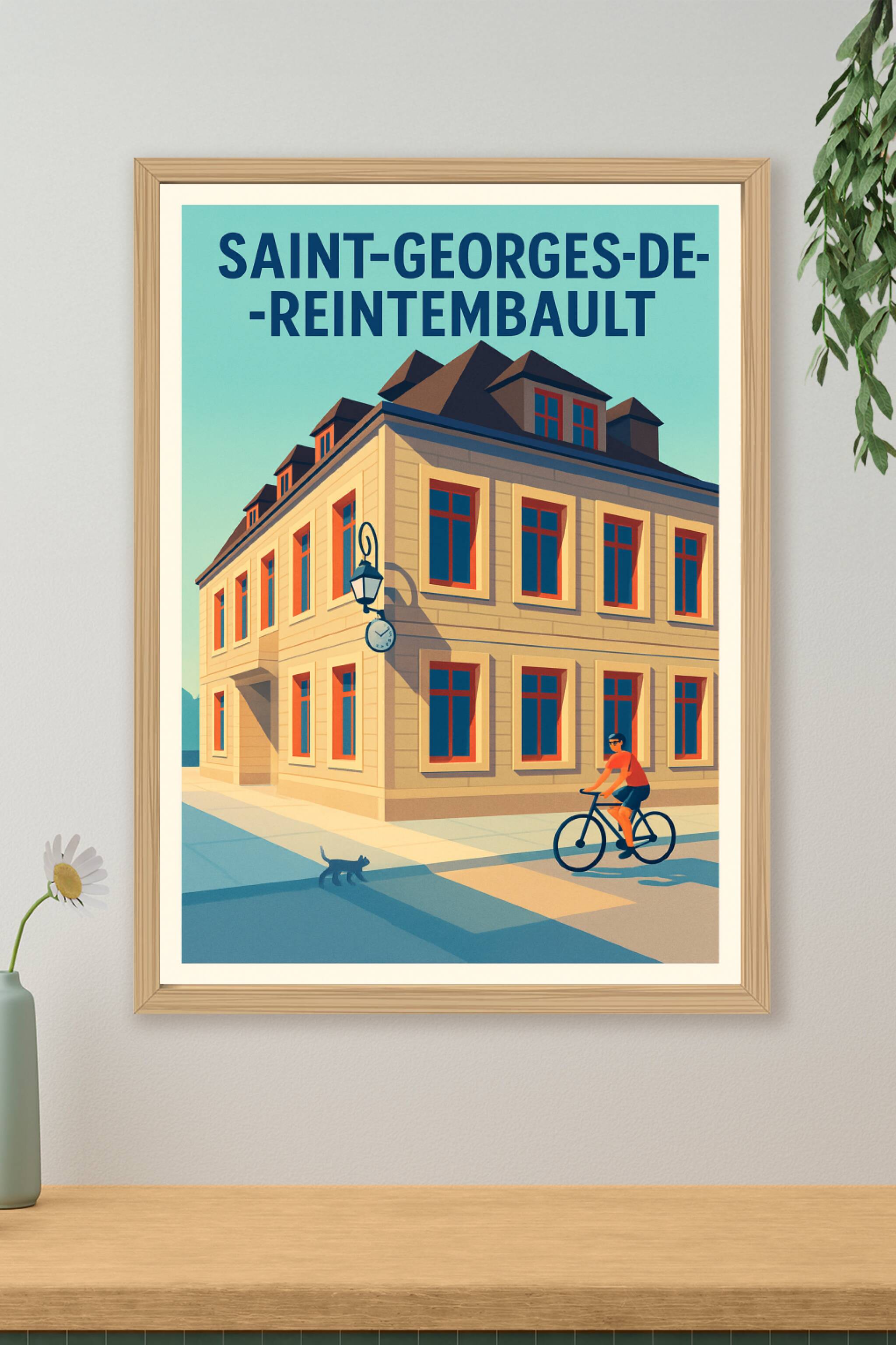 Affiche de Saint-Georges-de-Reintembault - Charme et Sérénité en Bretagne