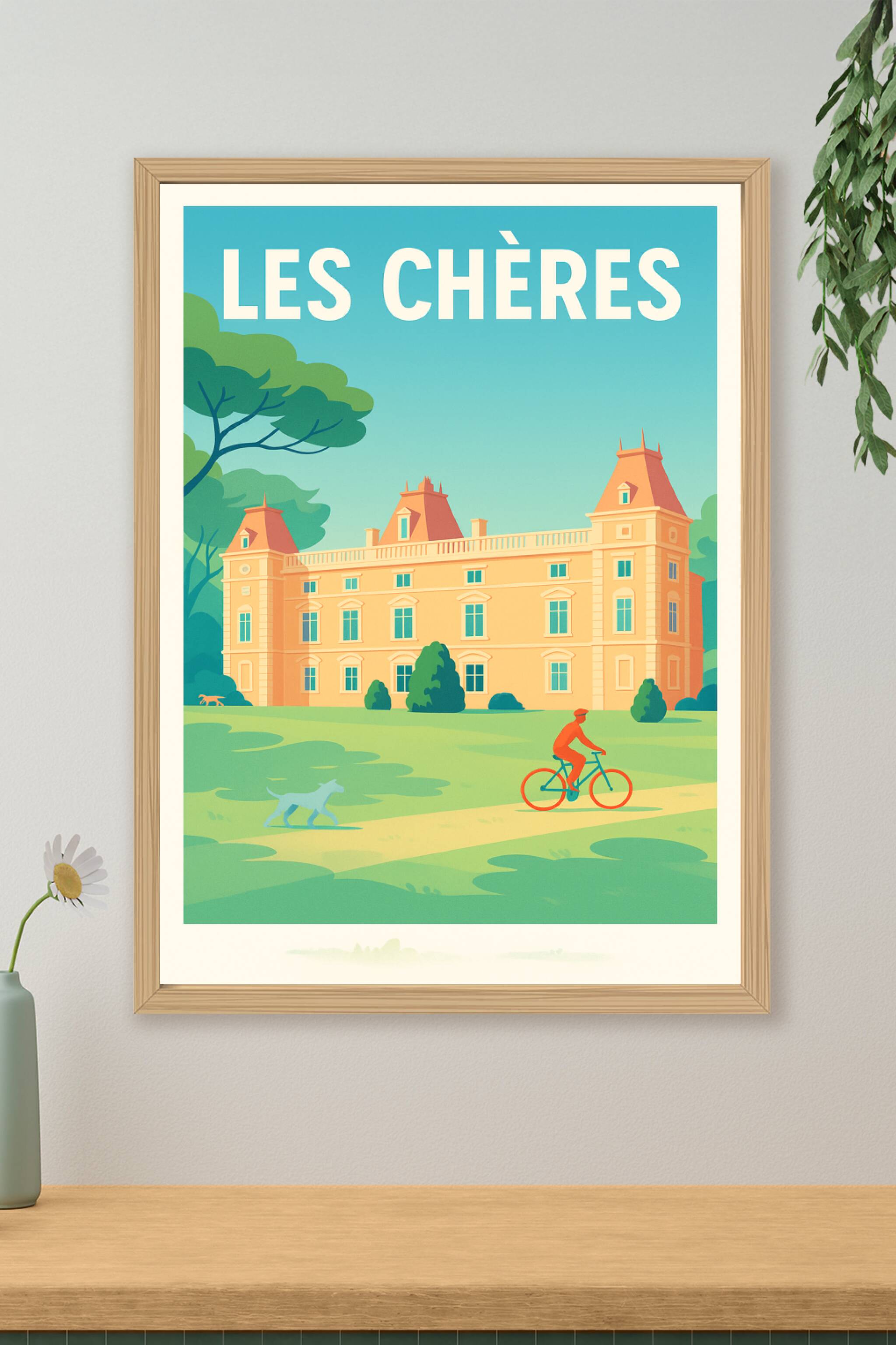 Affiche de Les Chères - Élégance et sérénité à la campagne