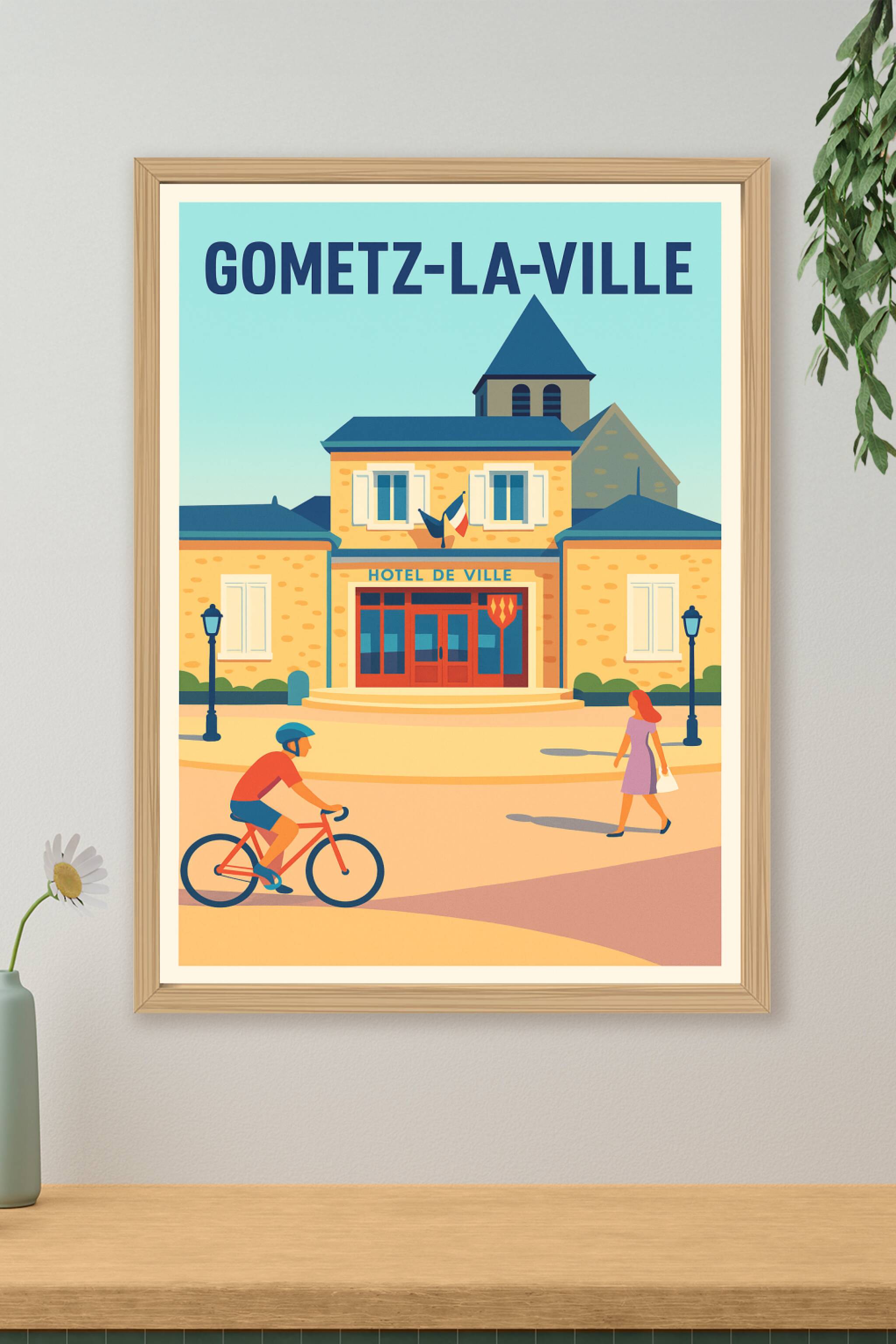 Affiche de Gometz-la-Ville - Charme authentique du cœur de village