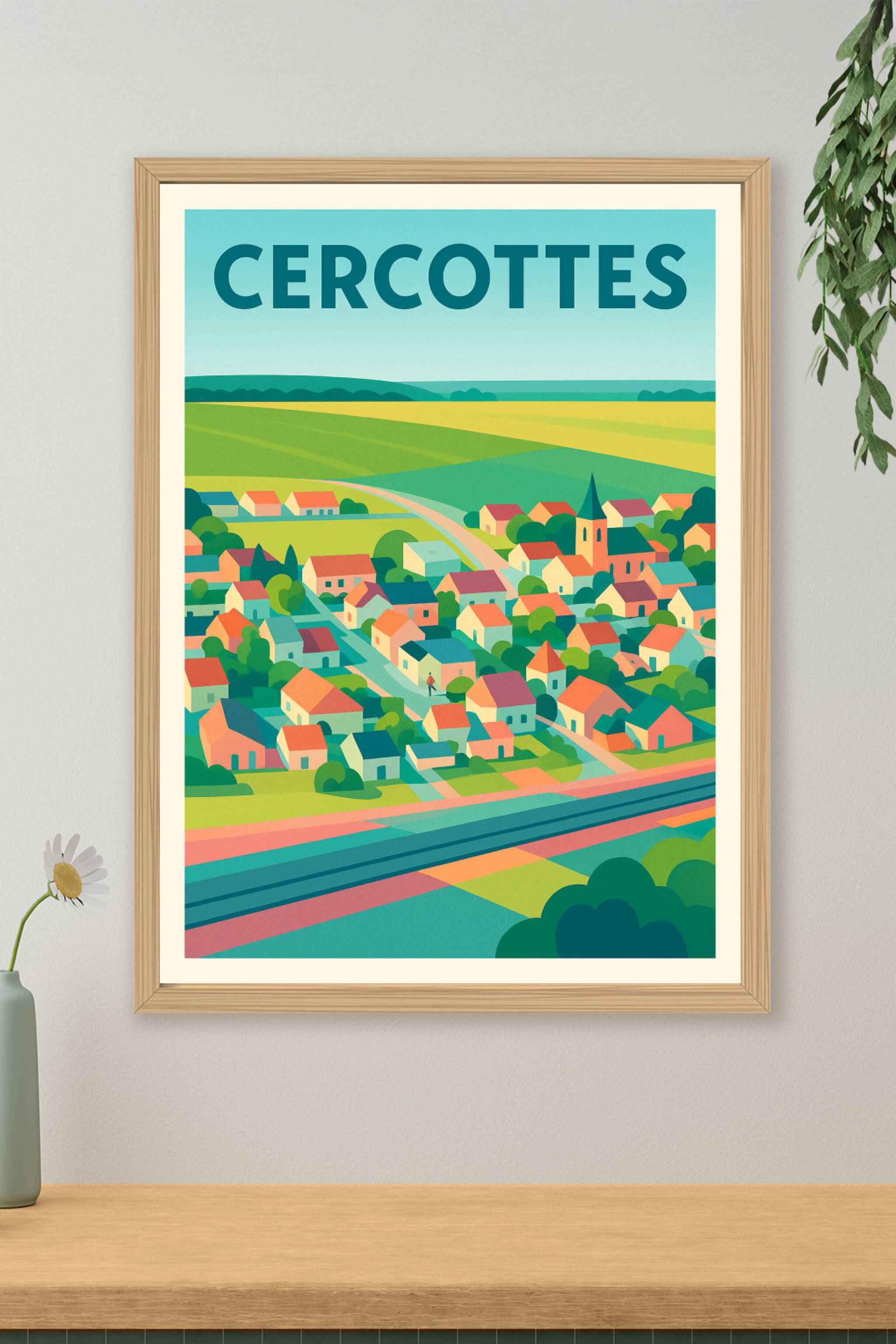 Affiche de Cercottes - Charmant village champêtre