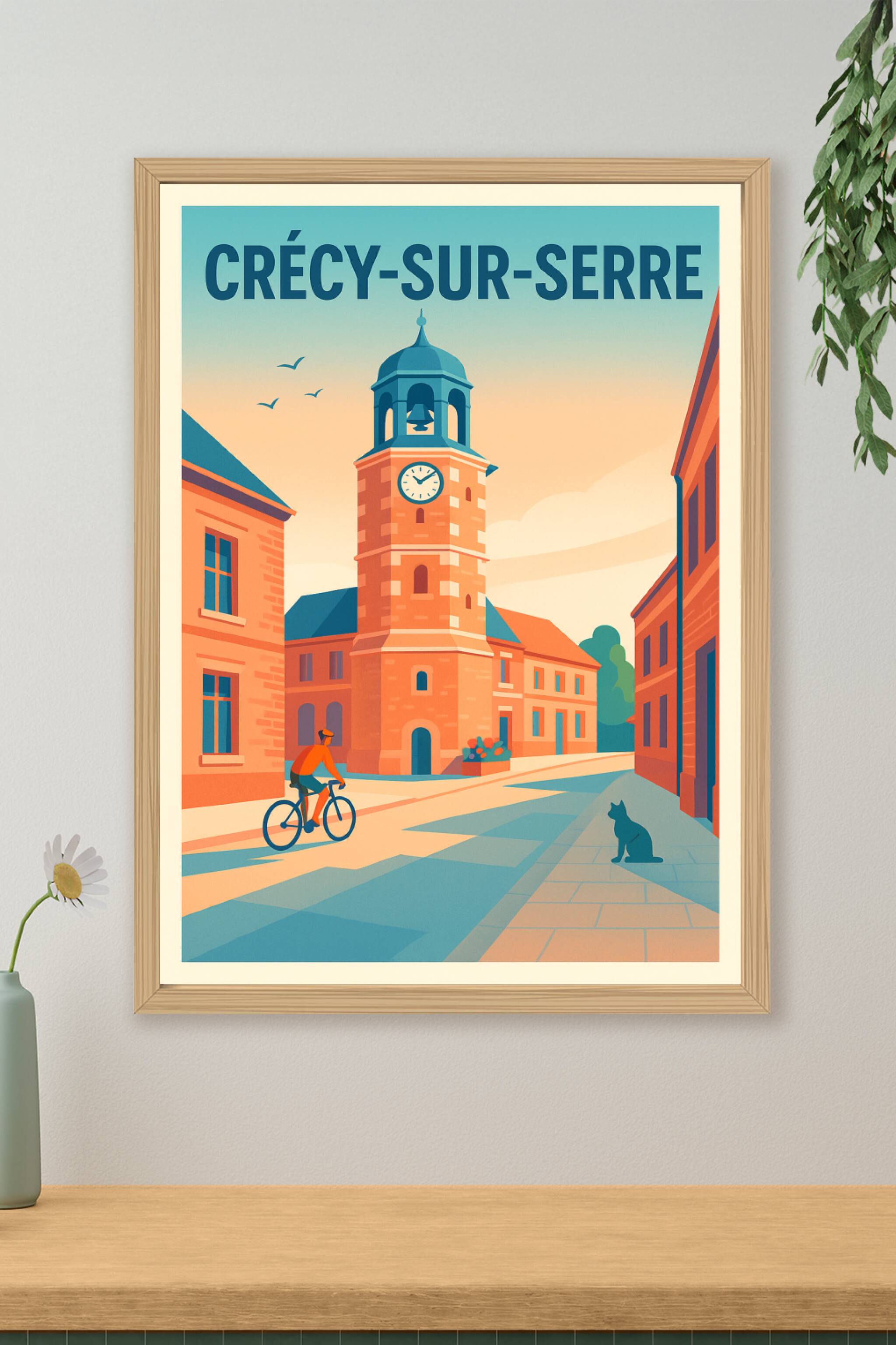 Affiche de Crécy-sur-Serre - Charme et tranquillité au cœur de la ville