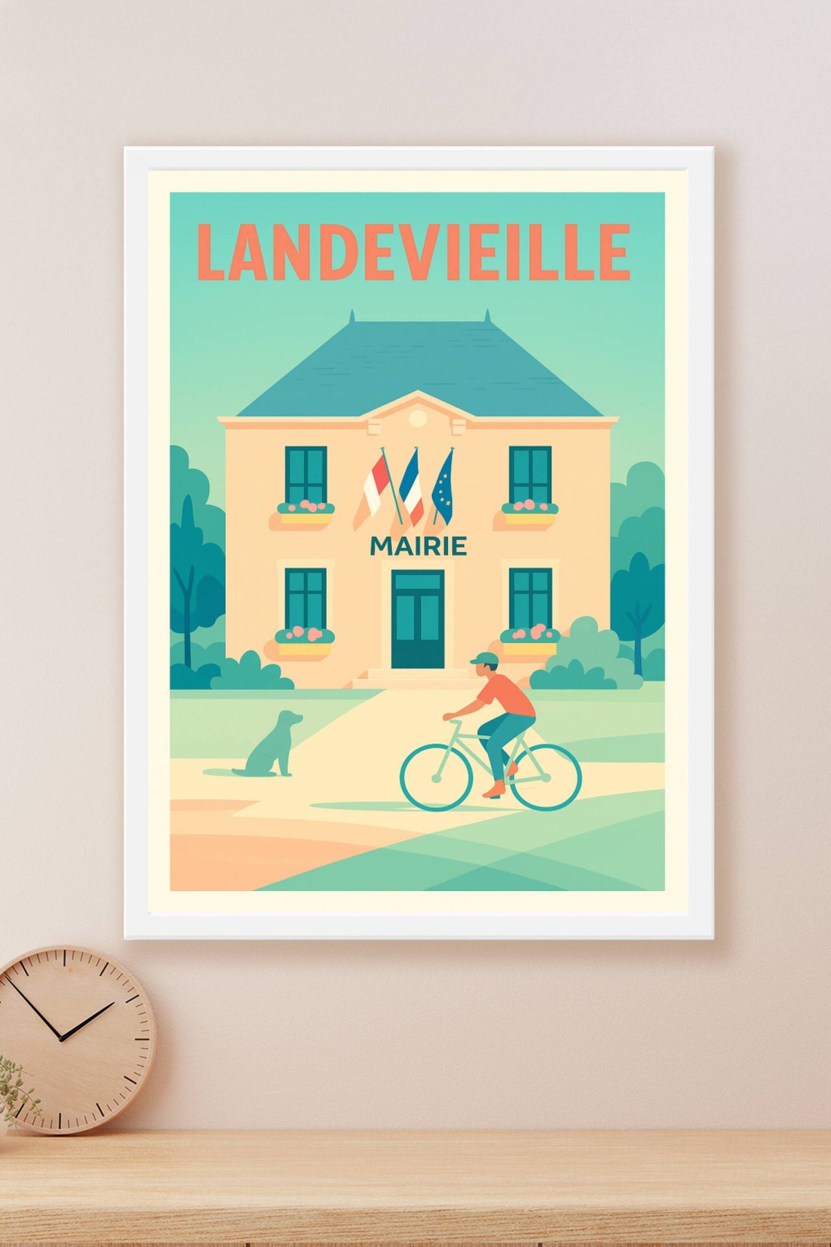 Affiche de Landevieille - Charme paisible du quotidien