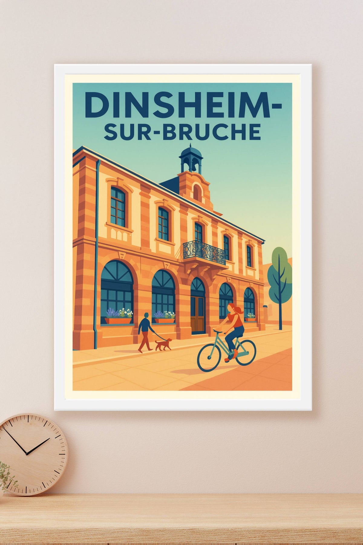 Affiche de Dinsheim-sur-Bruche - Charme et douceur de vie alsacienne